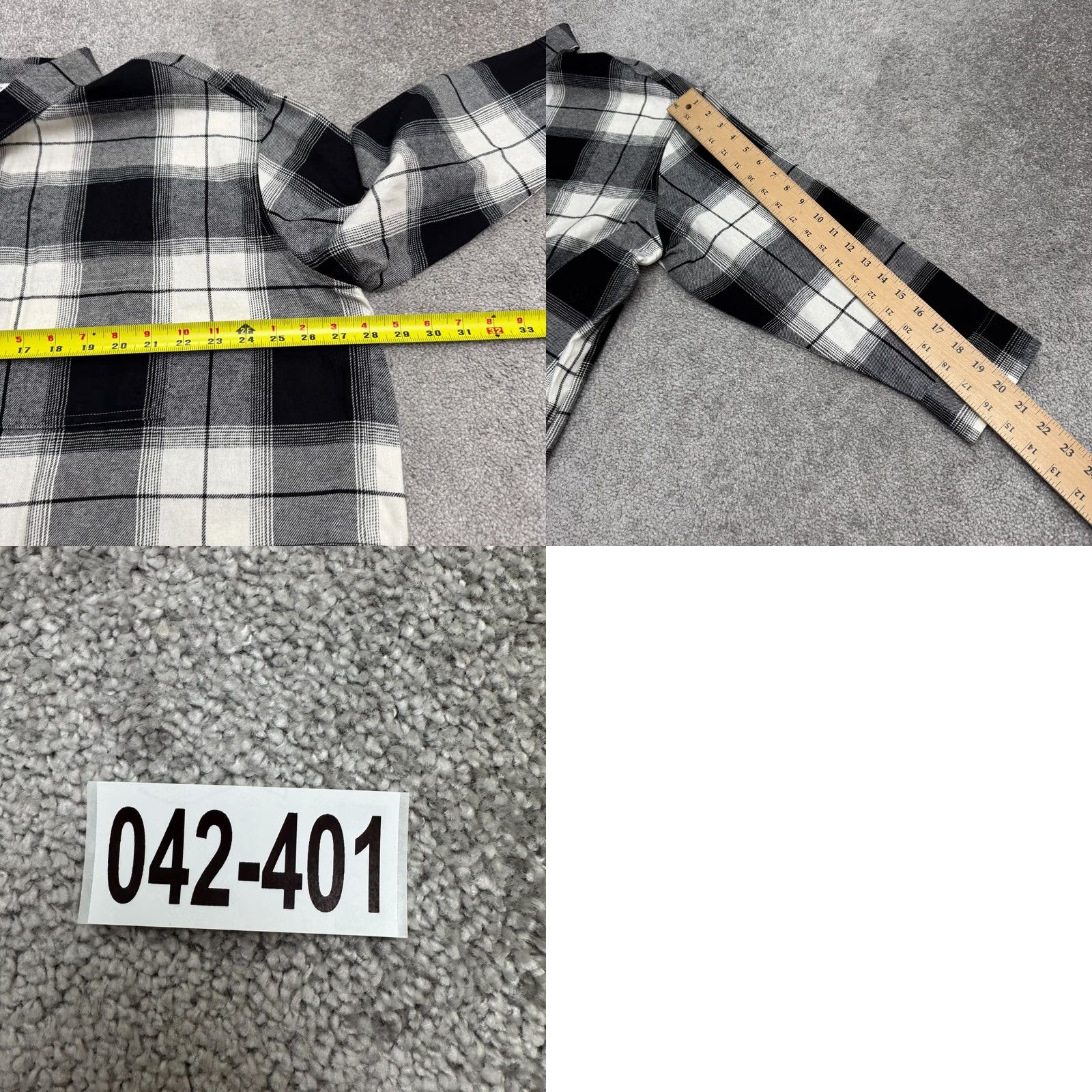 Old Navy VINTAGE Old Navy Shirt Plaid 2XL Black White Buffalo Button-Up Womens Plus Boyfriend Flannel Short Description Size XXL / US 16-18 / IT 52-54 - 9 Thumbnail