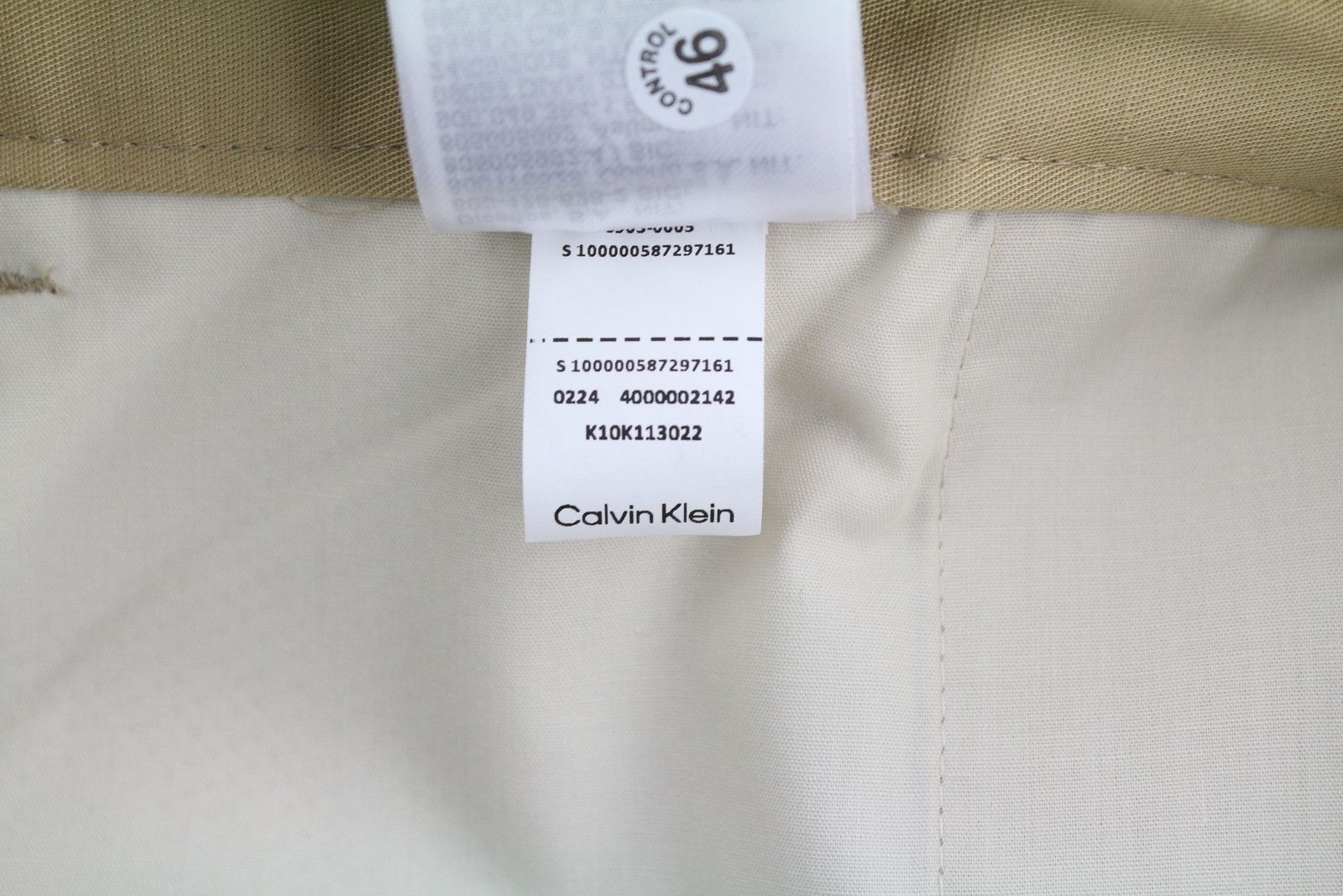 Calvin Klein DYED TENCEL TAPERED W36/L32 Brown Linen Trousers 85160 Size US 36 / EU 52 - 10 Thumbnail