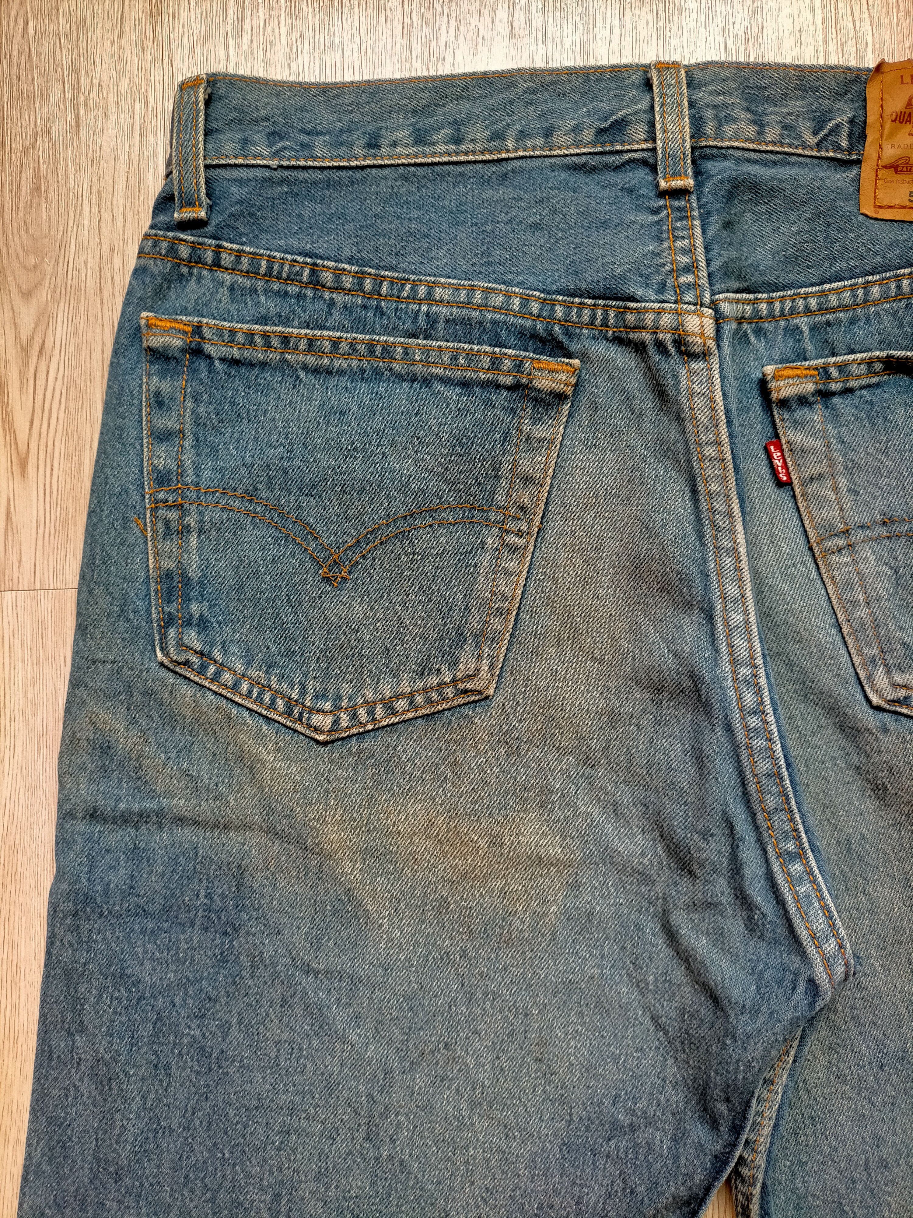 Levi's Vtg Levis 501 Made in usa Blue Denim Jeans Size US 32 / EU 48 - 13 Thumbnail