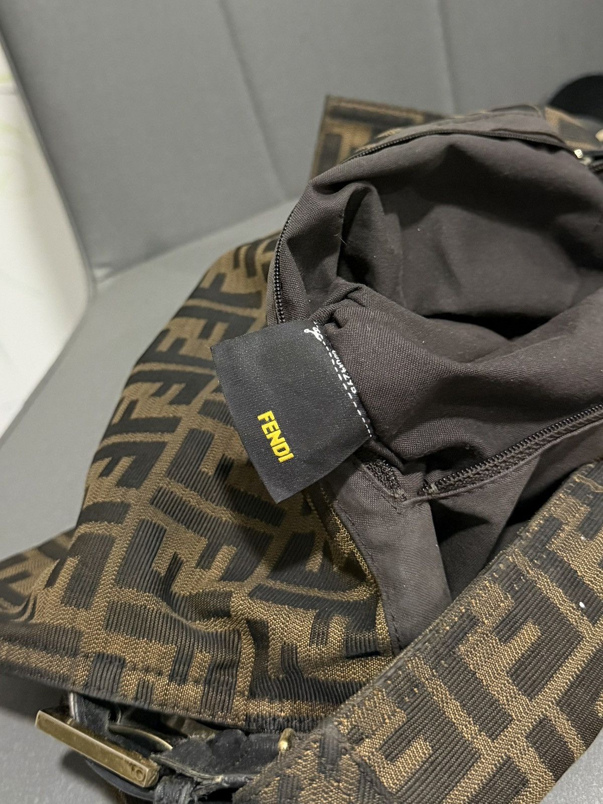 Fendi Vintage Fendi Zucca Large Monogram Shoulder Baguette Bag Size ONE SIZE - 22 Thumbnail