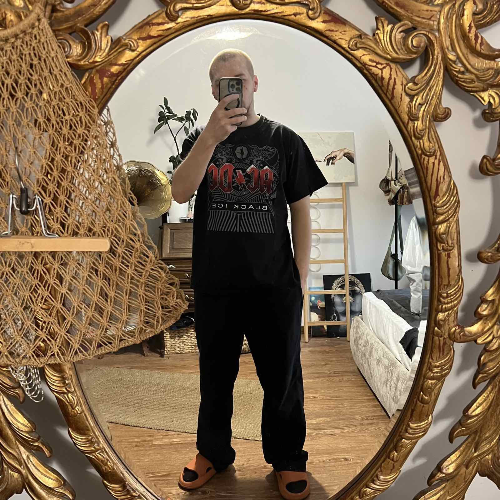 AC/DC × Vintage Vintage AC/DC Black Ice Tee Sz XL Size US XL / EU 56 / 4 - 4 Thumbnail