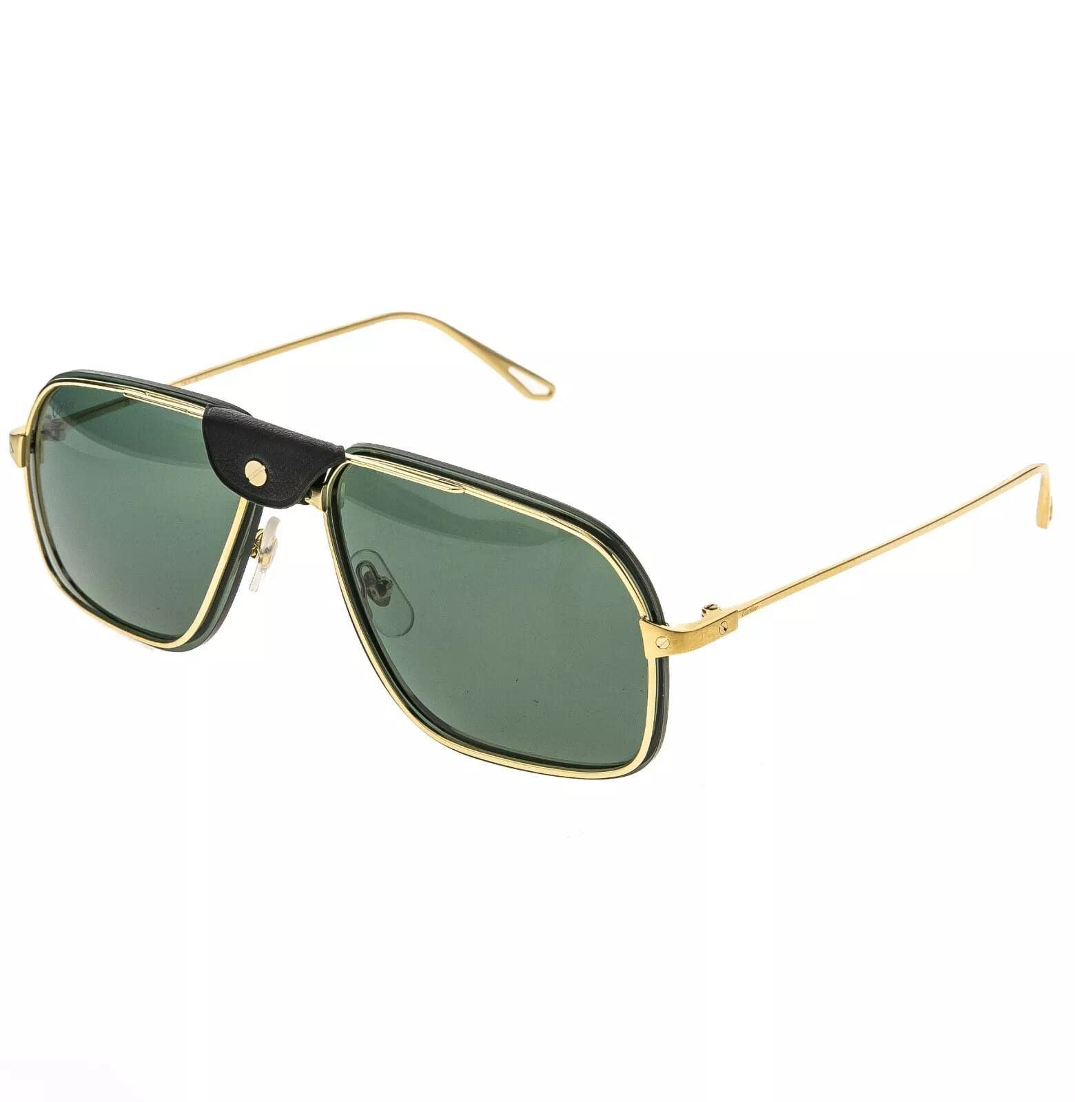 Cartier CARTIER Santos Dumont Screw CT0243S Gold Sunglasses 0243 002 Size ONE SIZE - 8 Thumbnail