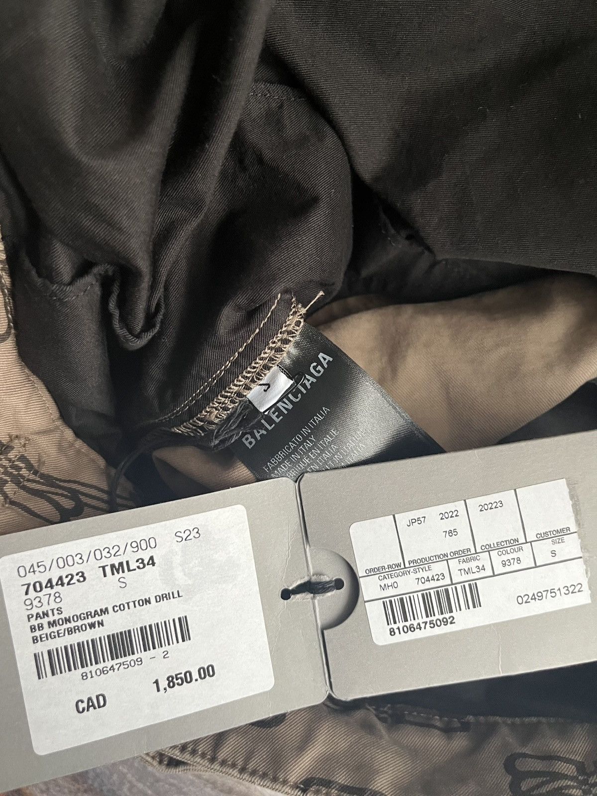 Balenciaga Blaenciaga BB Monogram Convertable cargos Size US 30 / EU 46 - 5 Thumbnail