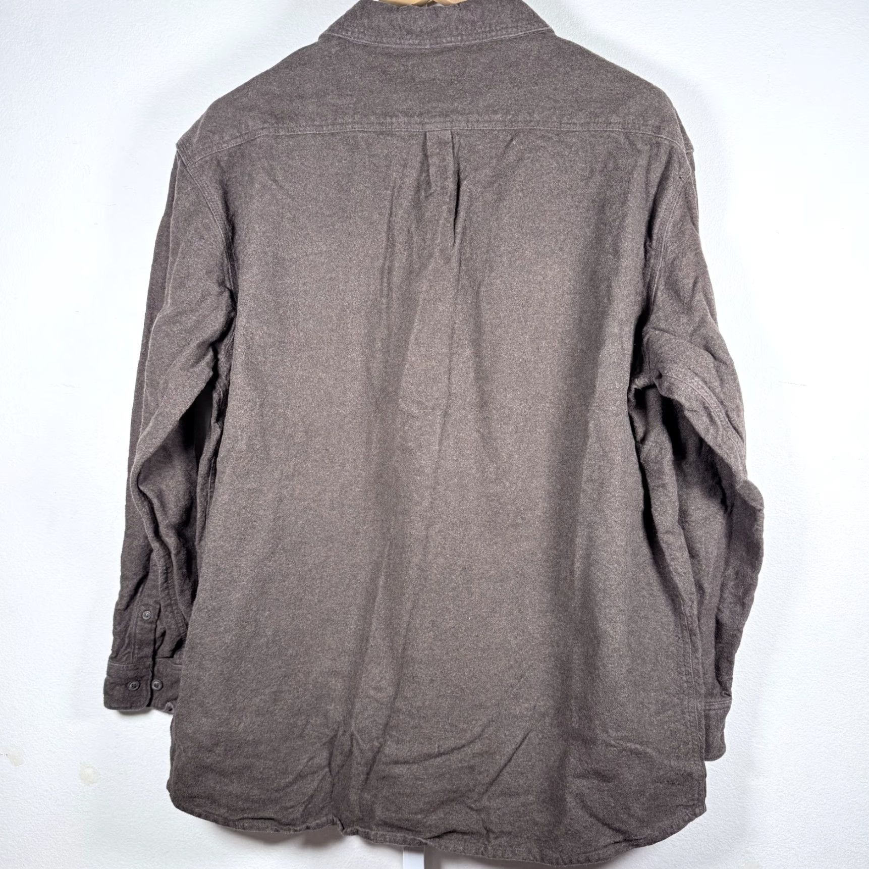 Vintage C.E. Schmidt Shirt Men's Brown Button-Up Long Sleeve Pockets Size 2XLT - Workwear, 2XLT Mens Shirt Brown Button-Up Long Sleeve Pockets Size US XXL / EU 58 / 5 - 2 Thumbnail