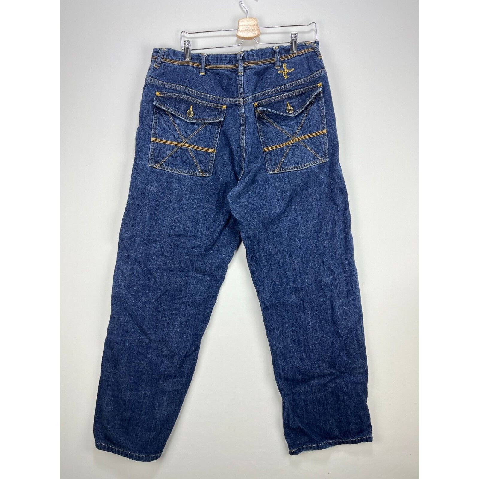 Vintage Y2K Sean John Baggy Wide Skater Jeans Pants 38 - Bottoms