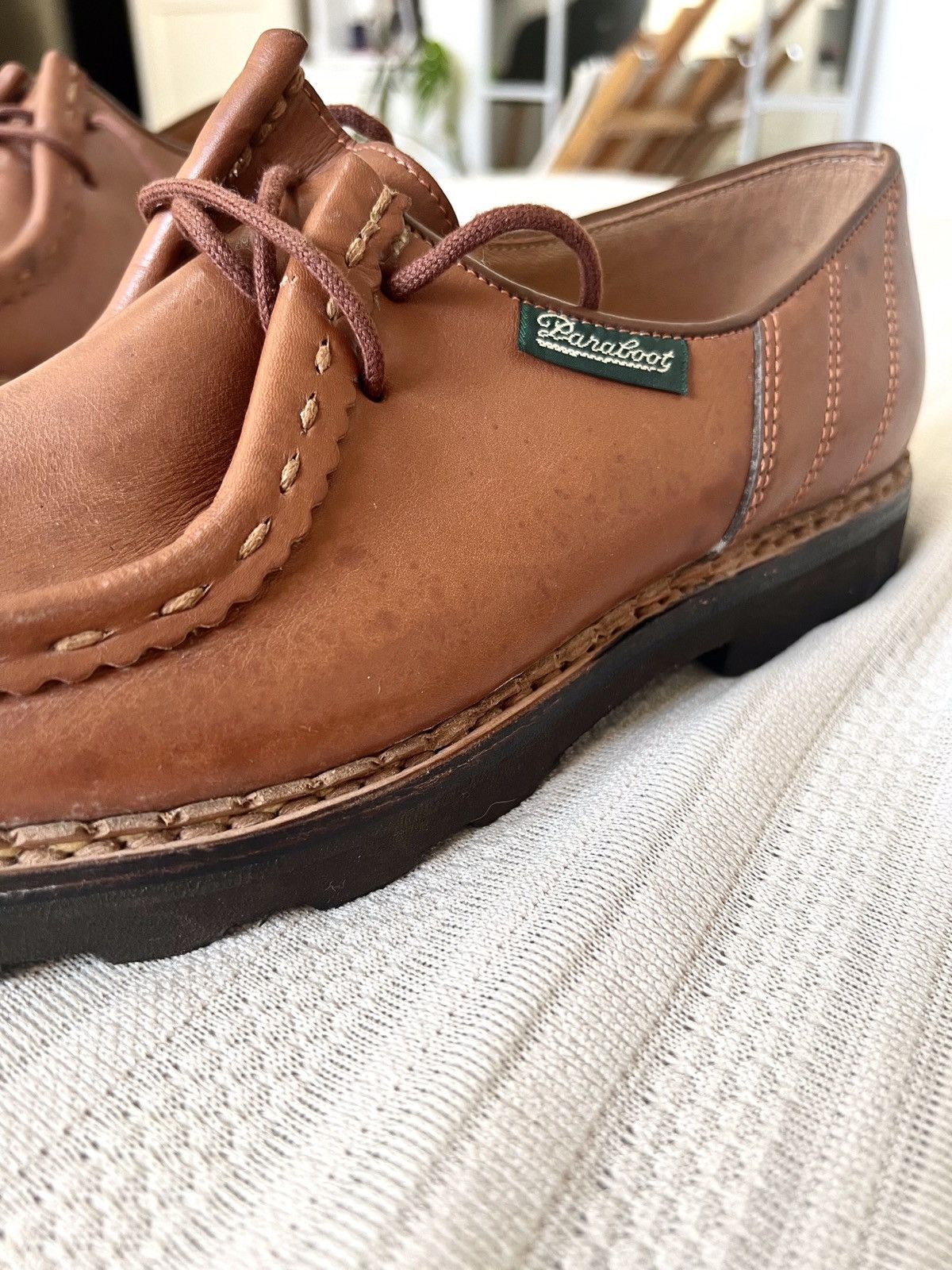 Paraboot PARABOOT MORZINE, ORIGINAL ALTERNATIVE TO THE MICHAEL COGNAC Size US 9.5 / EU 42-43 - 8 Thumbnail