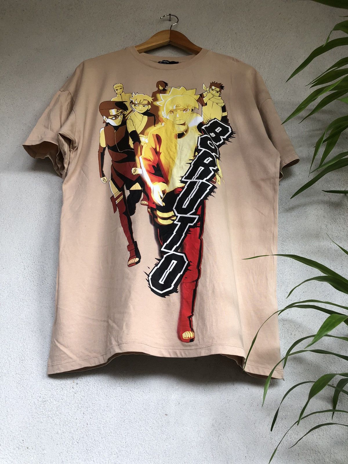Anime × Bershka × Vintage Bershka X Japanese Anime Boruto Full Chracter Tshirts Size US L / EU 52-54 / 3 - 6 Thumbnail