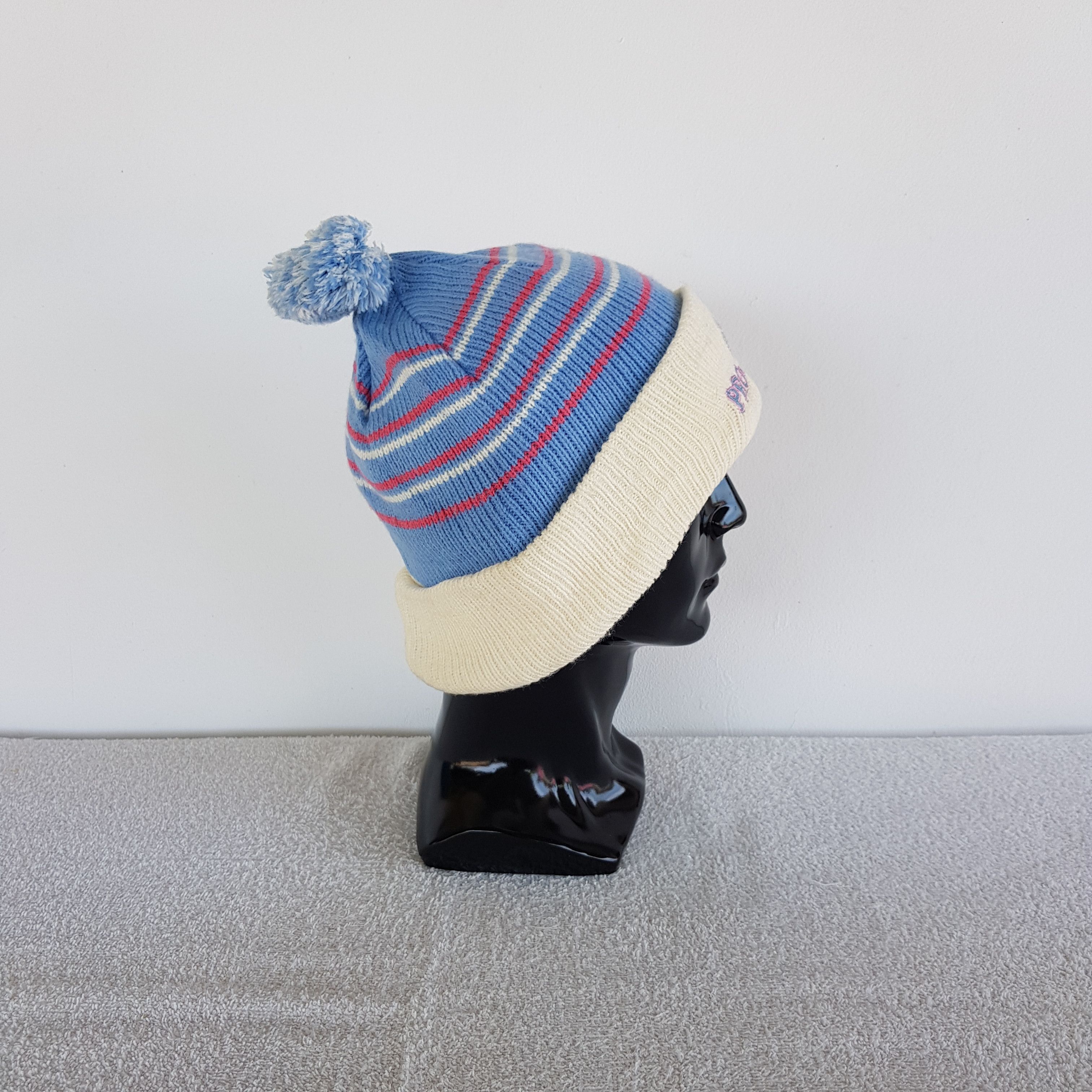 Pro-Keds Vintage Pro Keds Beanie Y2K Japan Knit Snow Caps Hats Size ONE SIZE - 3 Thumbnail