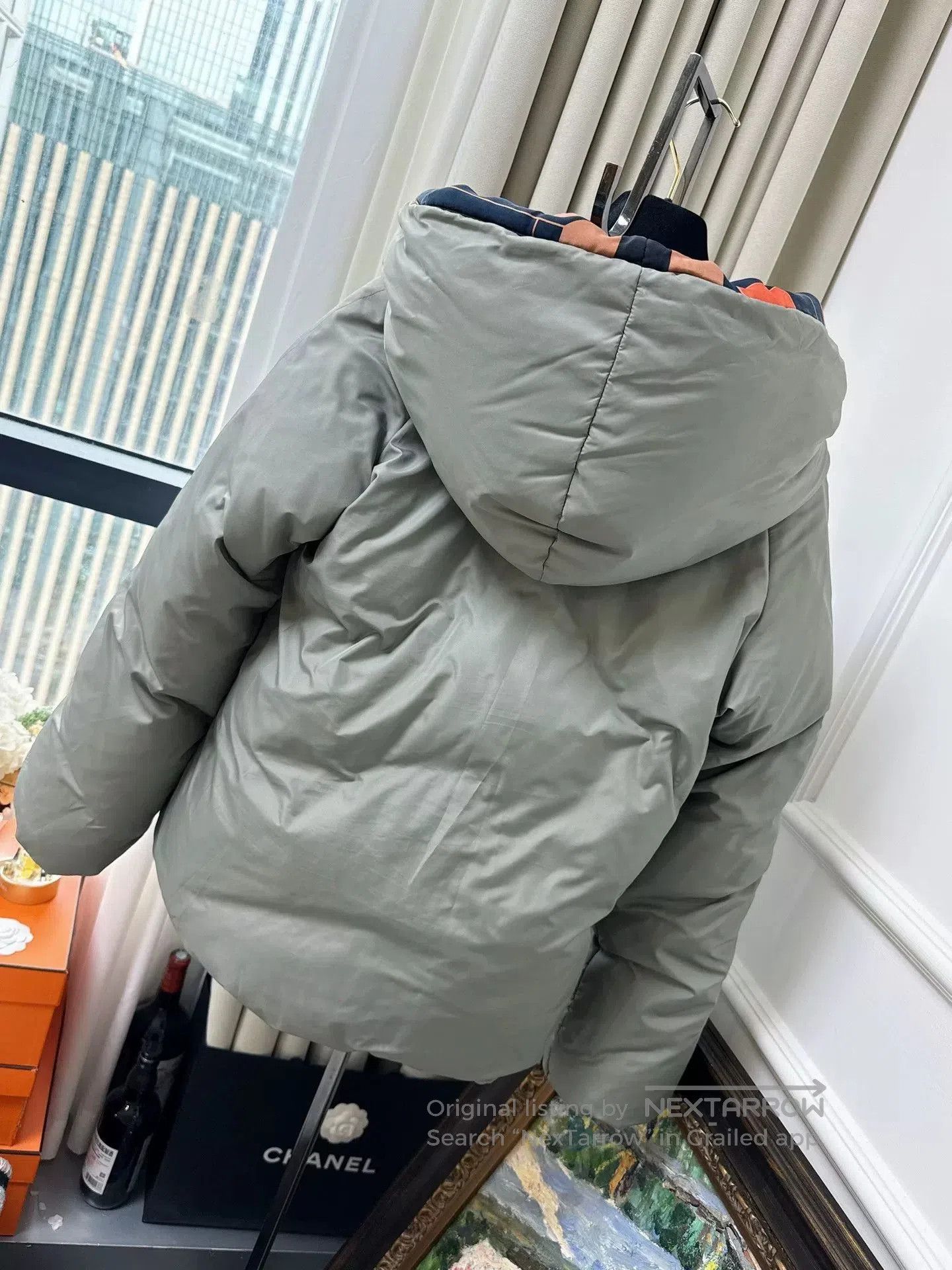 Hermes Hermes Sage Gray Ski Down Jacket. Size US M / EU 48-50 / 2 - 2 Thumbnail