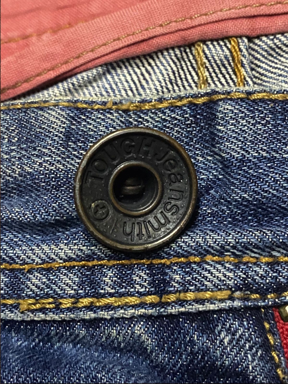 If Six Was Nine 💥Though Jeansmith Jackson Cargo Sick Punk Porcket Arc Jeans Size US 34 / EU 50 - 10 Thumbnail