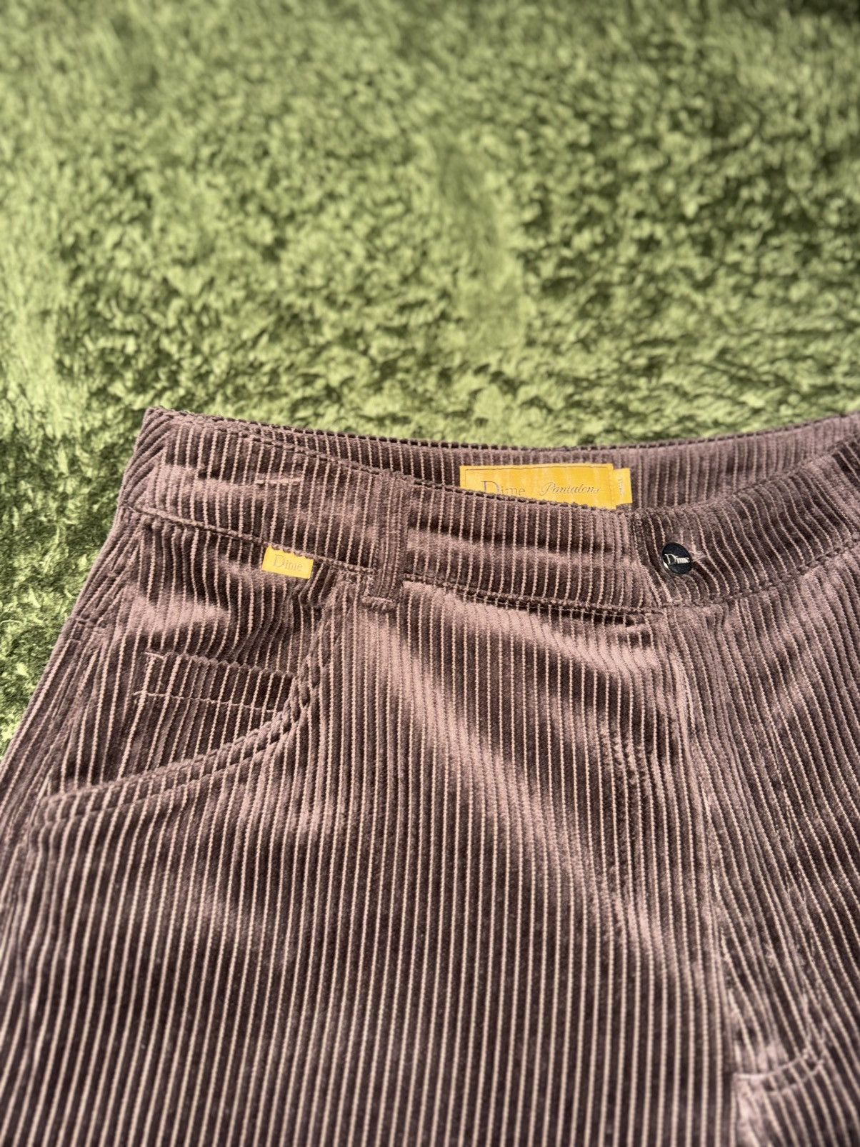 Dime [M] Dime Baggy Dino Embroidered Corduroy Pants Brown Size US 32 / EU 48 - 3 Thumbnail