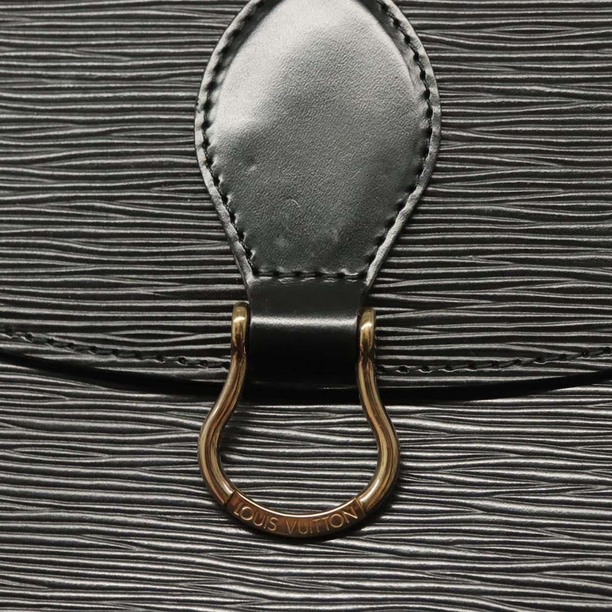 Louis Vuitton LOUIS VUITTON Epi Saint Cloud GM Shoulder Bag Black Noir Size ONE SIZE - 9 Thumbnail