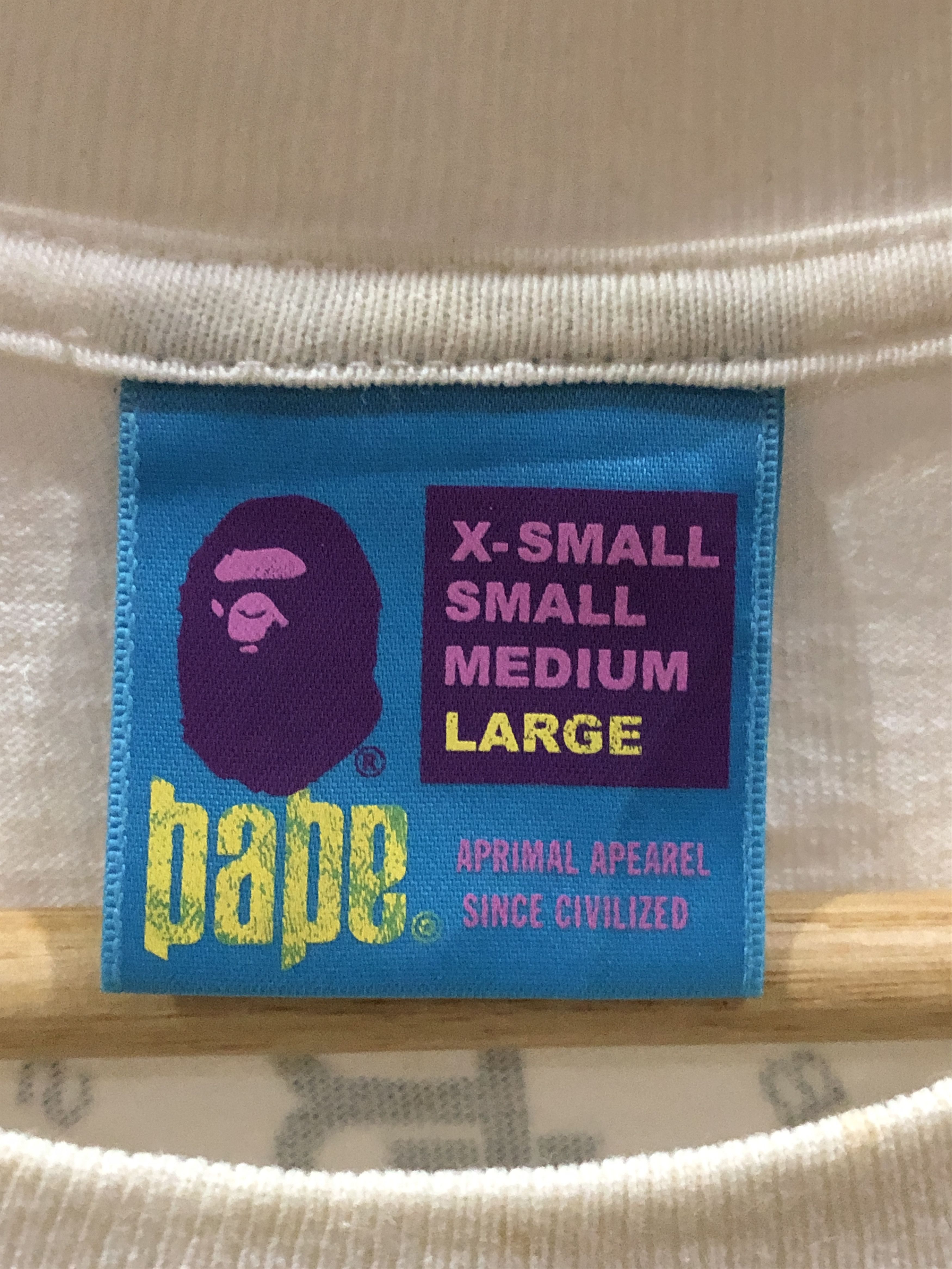 Bape OG Vintage 2005 Bapesta Tee Size US L / EU 52-54 / 3 - 4 Thumbnail