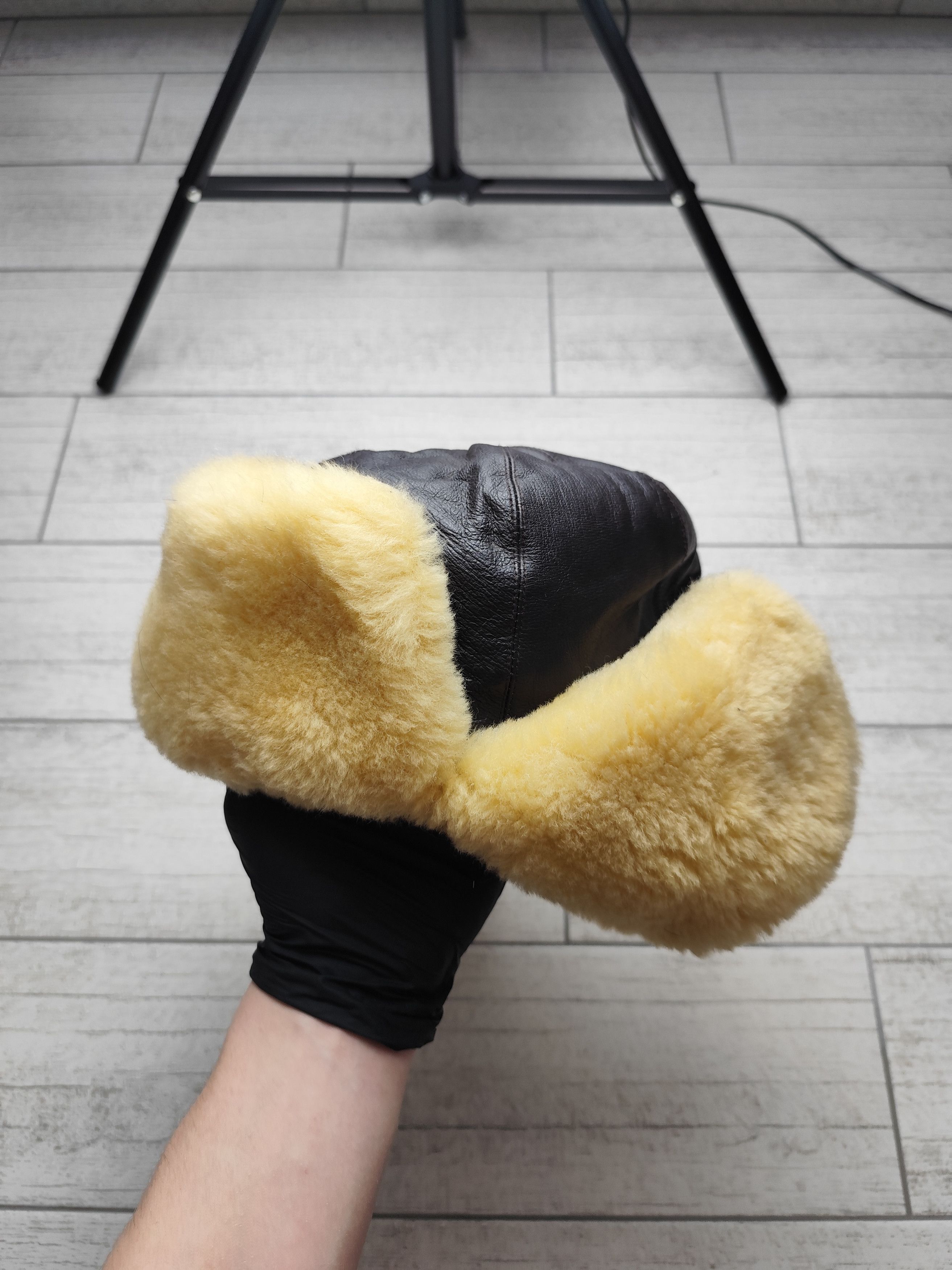 Japanese Brand VINTAGE streetwear y2k designer FUR HAT USHANKA Size ONE SIZE - 4 Thumbnail