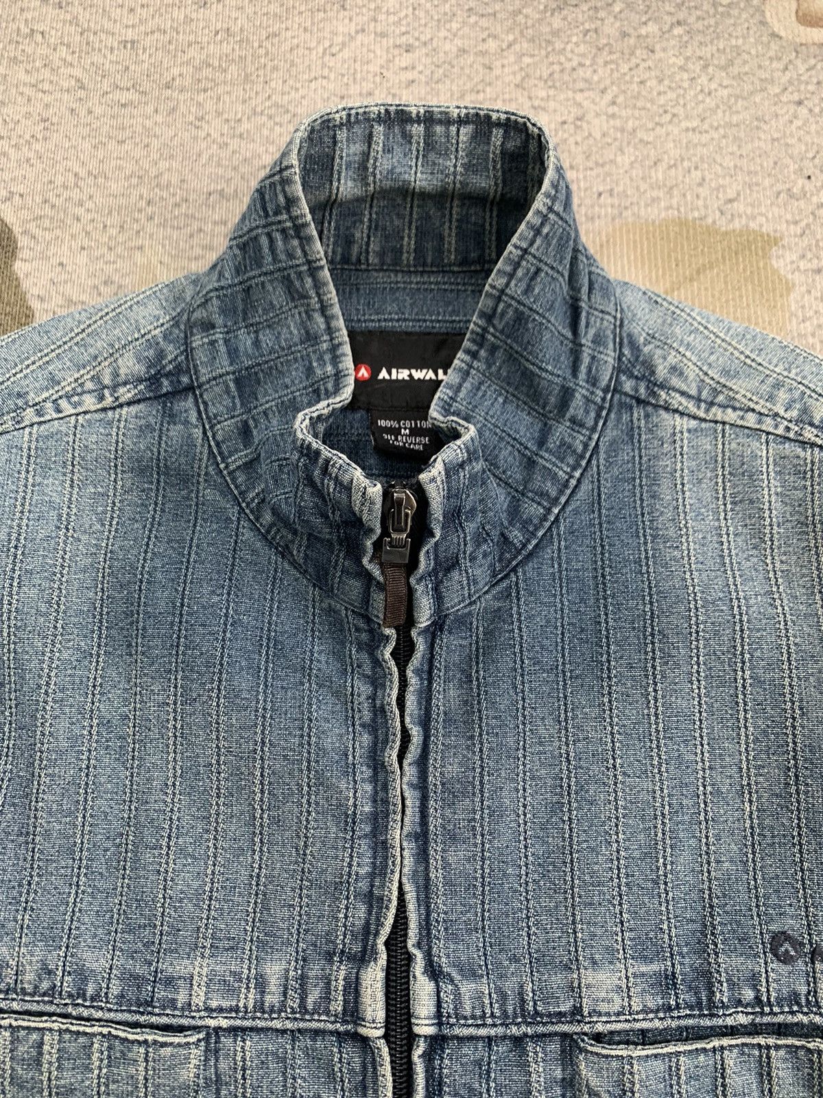 Airwalk × Vintage Full Zip Airwalk Jacket With Stripe Pattern Size US M / EU 48-50 / 2 - 8 Thumbnail