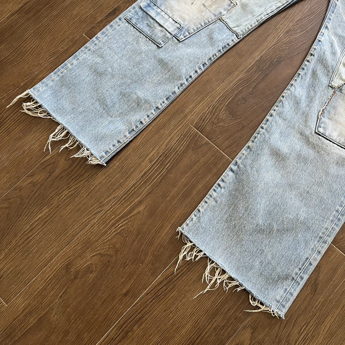 Blue Blue Japan Blue Blue Japan Boro Patchwork Denim – Indigo Repair Jeans Size US 33 - 4 Thumbnail