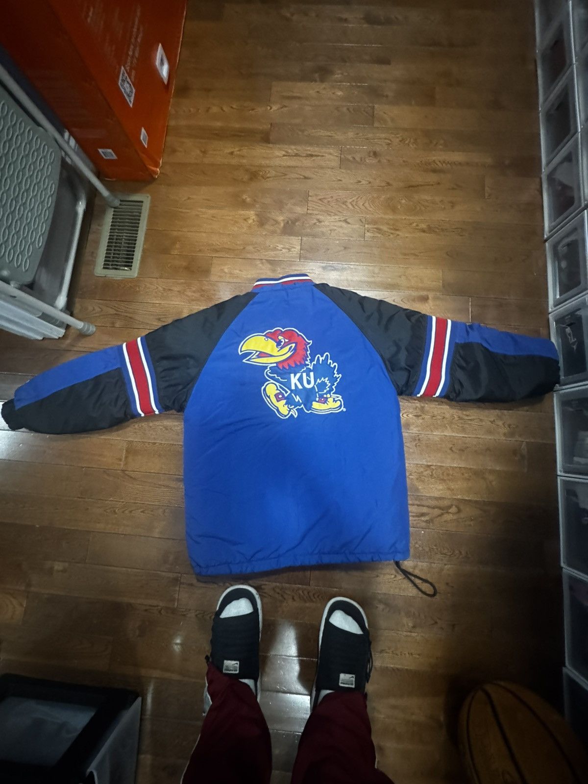 Starter × Vintage Kansas J-Hawk half zip bomber Size US S / EU 44-46 / 1 - 3 Thumbnail
