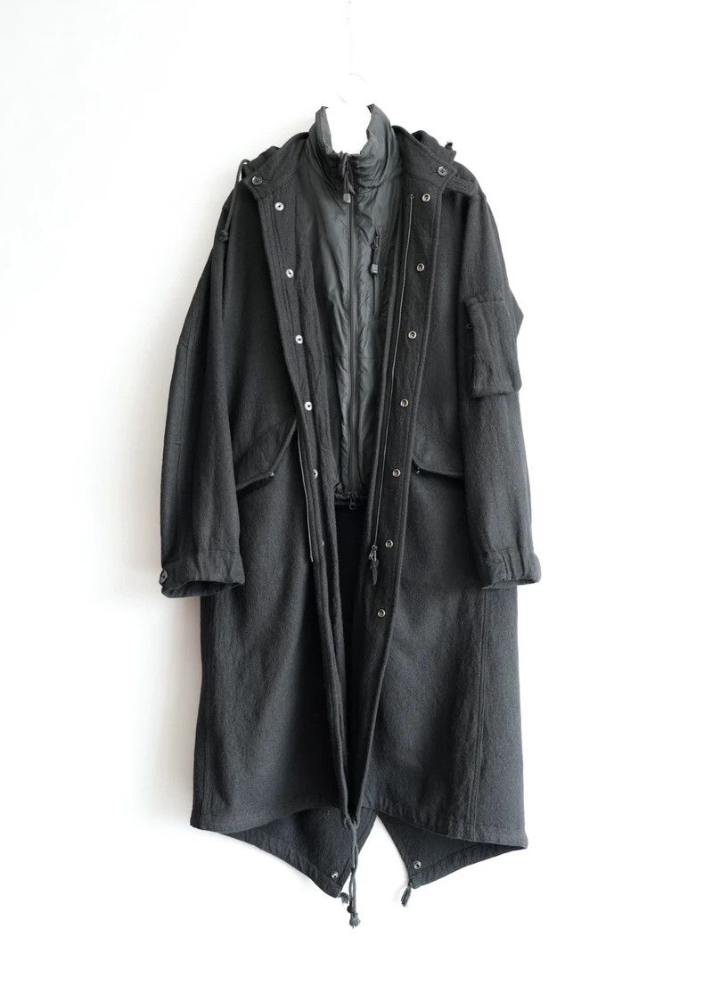 Yohji Yamamoto yohji yamamoto12 AW Heavy Multilayer Parka Coat 2503-Nextar Size US M / EU 48-50 / 2 - 2 Thumbnail