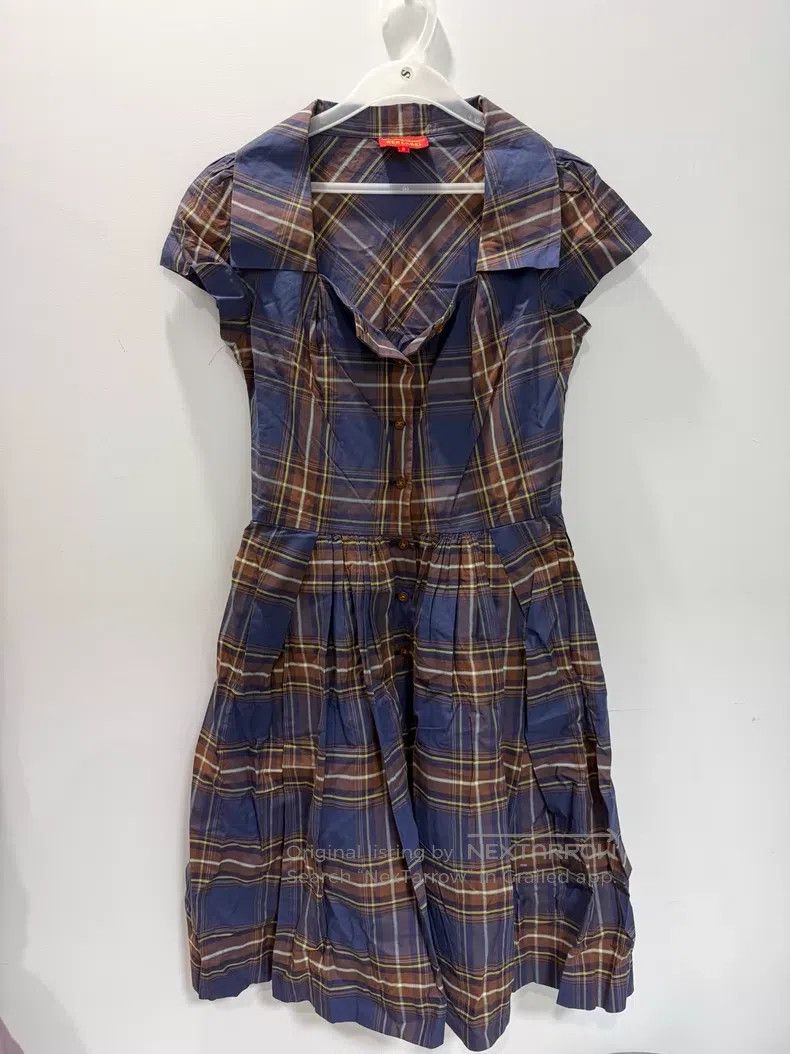 Vivienne Westwood Vivienne Westwood Red Label Blue Plaid Dress Size M / US 6-8 / IT 42-44 - 2 Thumbnail
