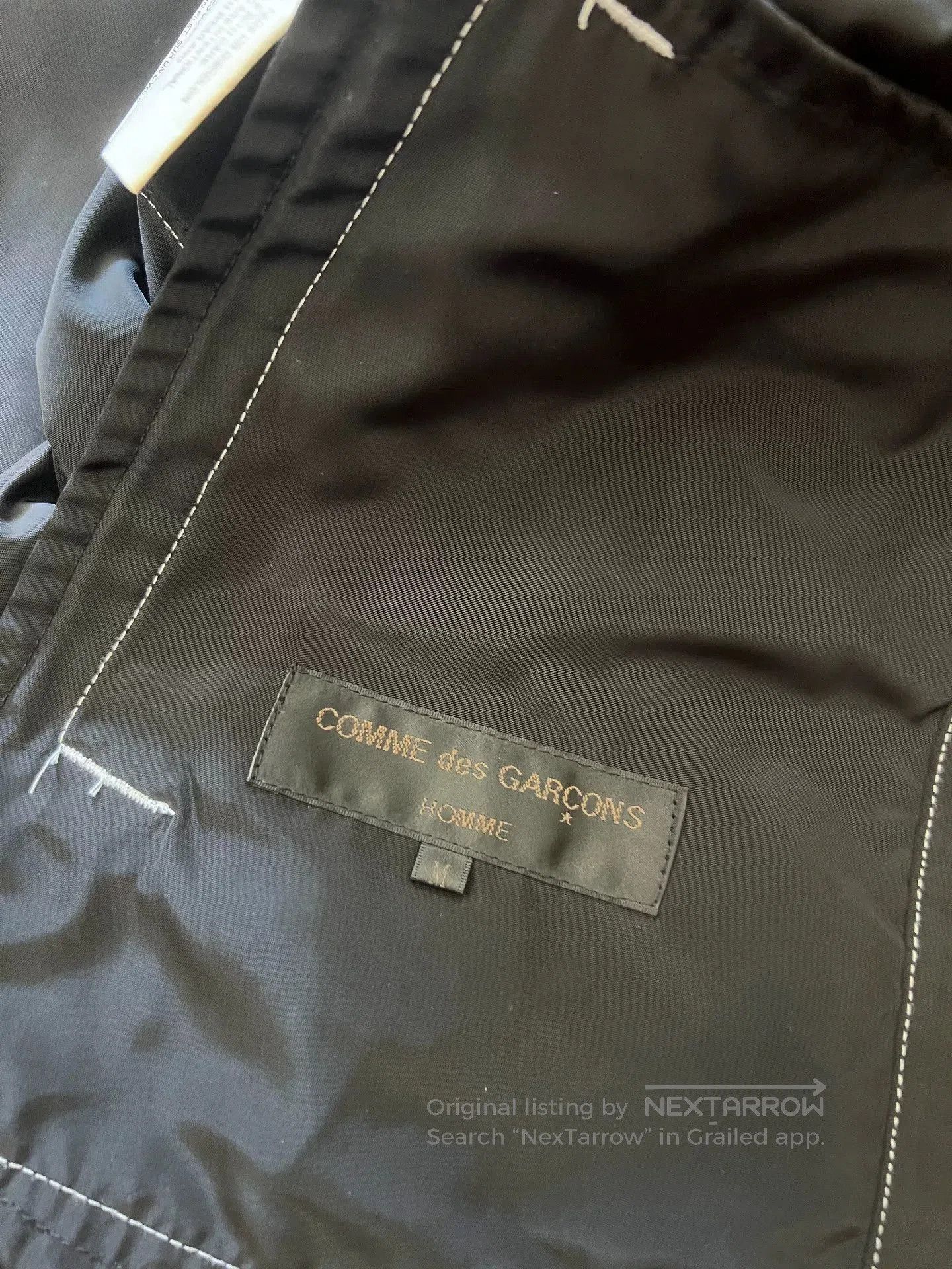 Comme des Garcons Comme Des Garcons Black Nylon Jacket. Size US M / EU 48-50 / 2 - 7 Thumbnail