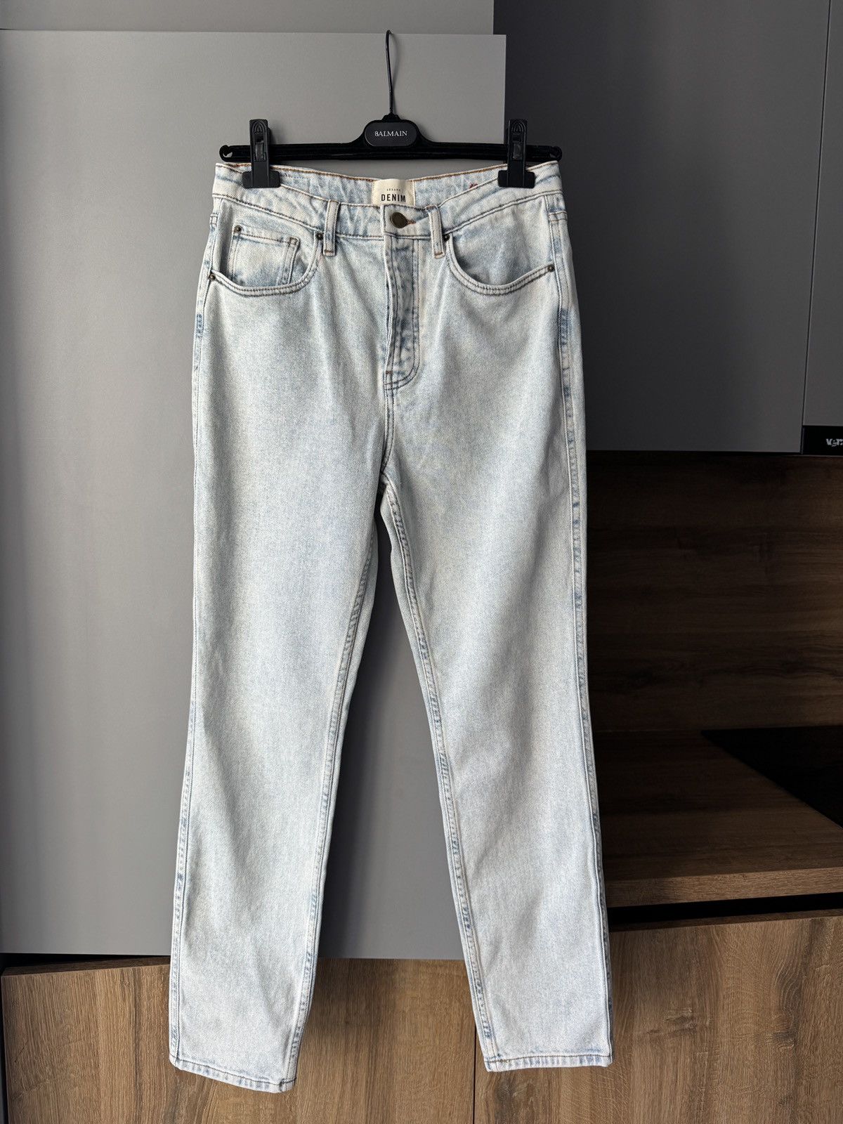 Sezane Sezane Le Brut Light Blue High Waisted Jeans Size 27" / US 4 / IT 40 - 1 Thumbnail