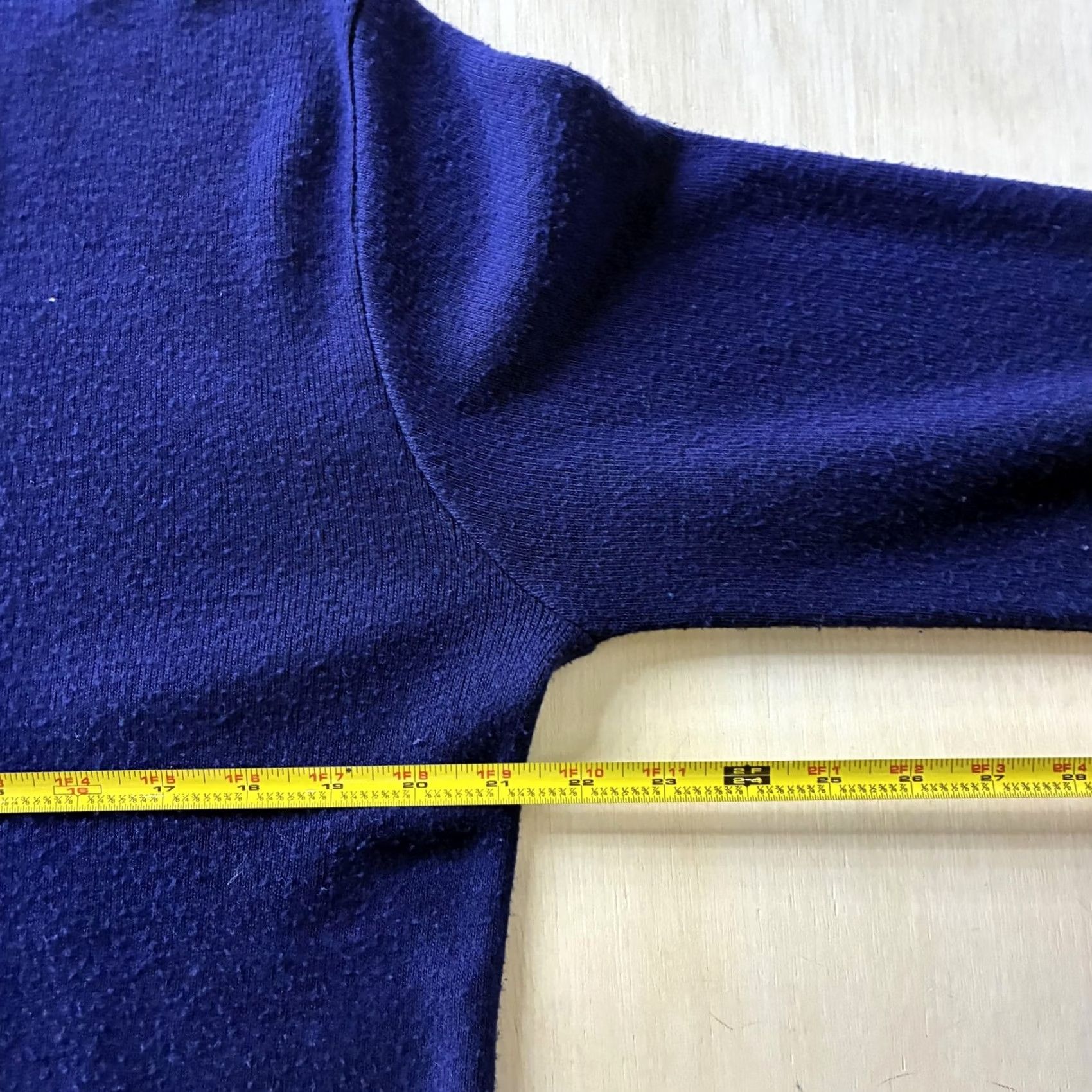 Vintage VINTAGE Sweater Mens M Blue V-Neck Tight-Knit Pullover Long Sleeve Classic Size US M / EU 48-50 / 2 - 4 Thumbnail