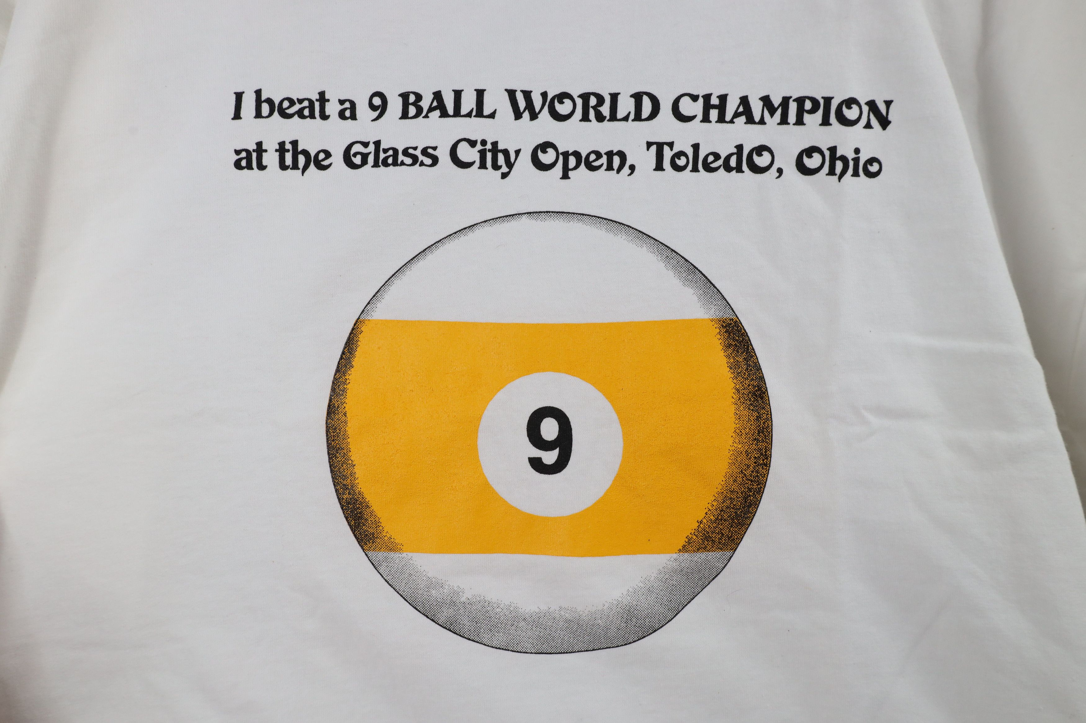 Vintage Vintage Y2K Streetwear Open Billiards Pool T-Shirt White Size US XL / EU 56 / 4 - 4 Thumbnail