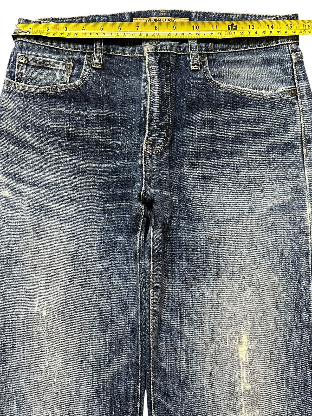 Uniqlo Vintage Japanese Uniqlo Faded Wash Distress Style Jeans Size US 30 / EU 46 - 11 Thumbnail