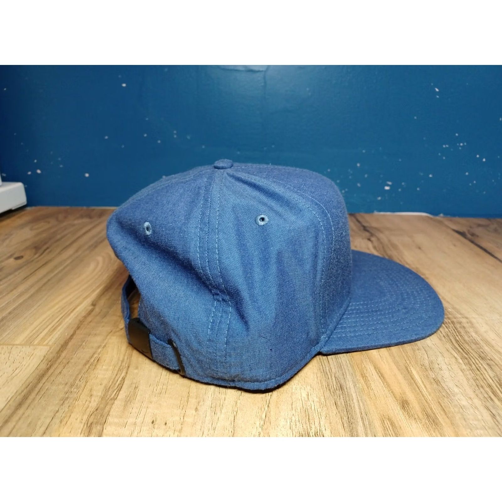Nike VINTAGE Nike Hat Strapback Cap Dri Fit Blue Engineered Performance Size ONE SIZE - 3 Thumbnail