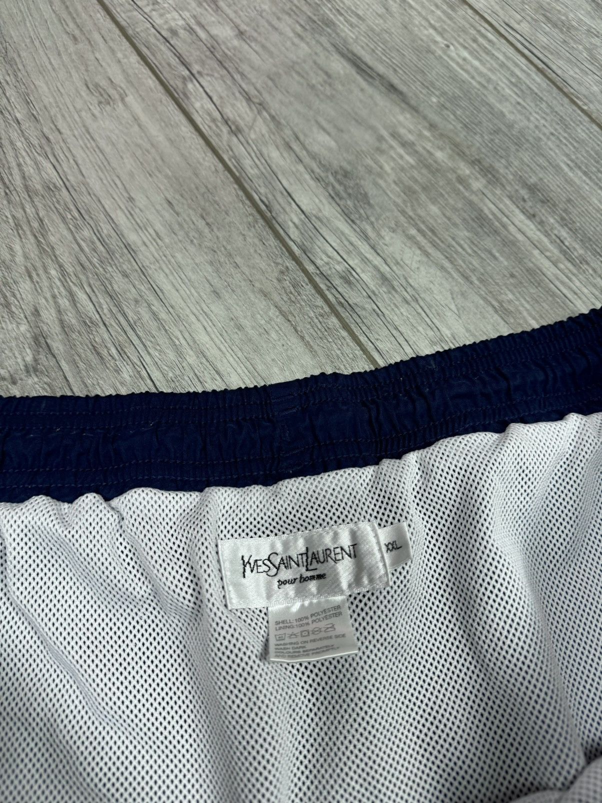 Designer × Vintage × Yves Saint Laurent VINTAGE SHORTS 🩳 YVES SAINT LAURENT BIG LOGO SIZE XXL Size US 38 / EU 54 - 8 Thumbnail