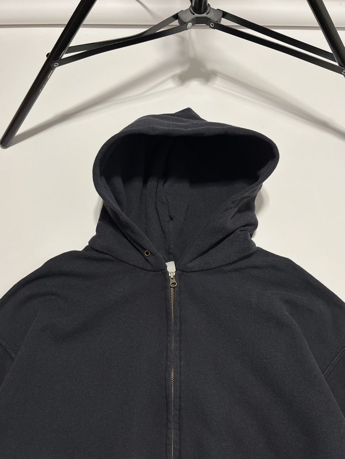 Unsound Rags Perfectly Washed Grey 90s Heavyweight Zip Hoodie Size US XL / EU 56 / 4 - 2 Thumbnail