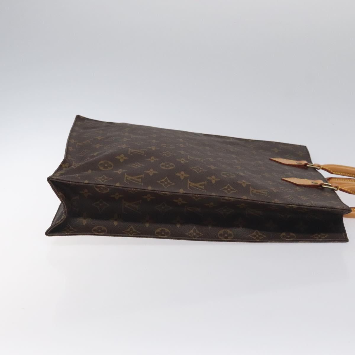 Louis Vuitton LOUIS VUITTON Monogram Sac Plat Hand Bag M51140 Size ONE SIZE - 3 Thumbnail