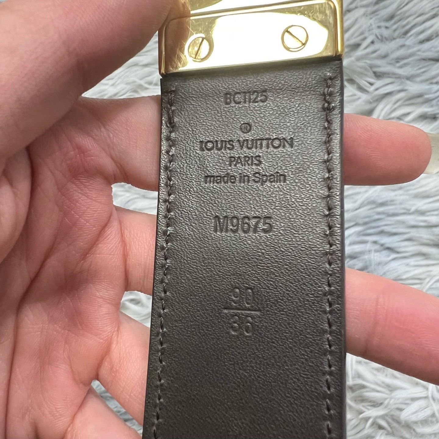 Louis Vuitton Louis Vuitton Belt Size 34 - 4 Thumbnail