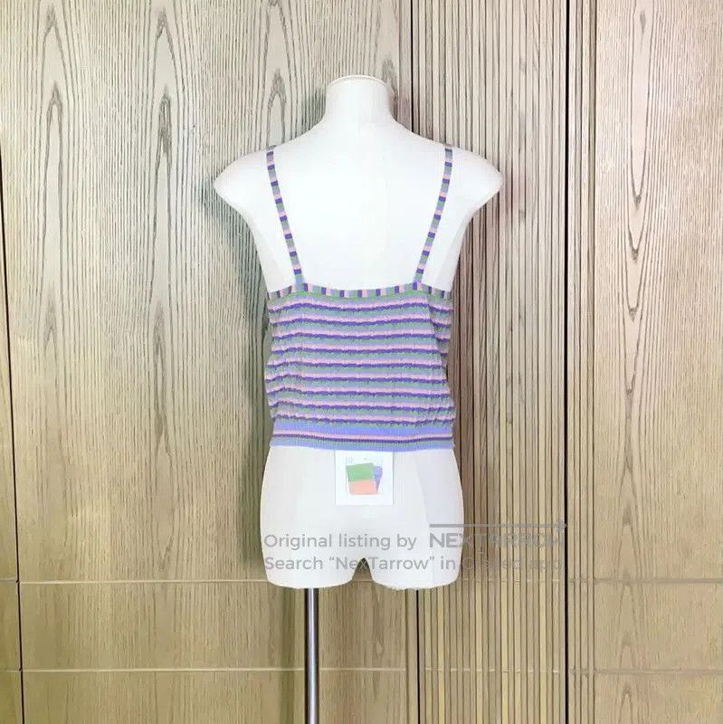 Chanel Chanel Lavender Cashmere Sleeveless Cropped Top . Size S / US 4 / IT 40 - 2 Thumbnail