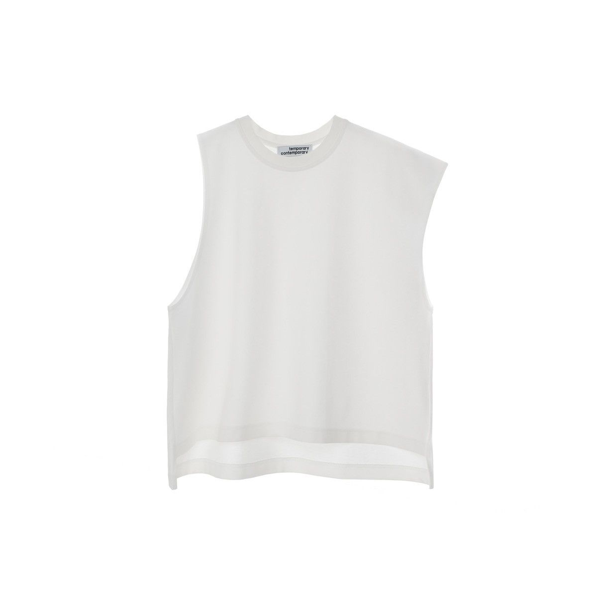 Designer 9.12tc/ Asymmetrical Shoulders Tank-Shirt Size US S / EU 44-46 / 1 - 1 Thumbnail