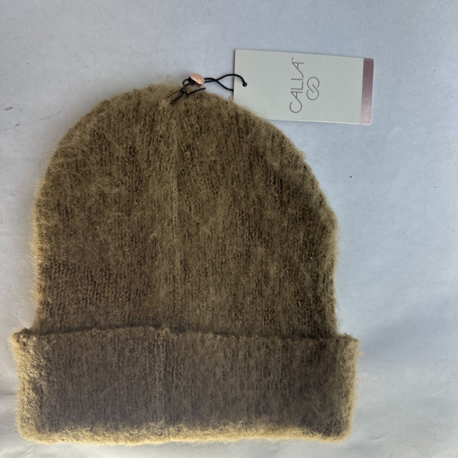 & Other Stories Calia Hat Beanie Womens One Size Tan Brown Luxe Soft Knit Size ONE SIZE - 4 Thumbnail