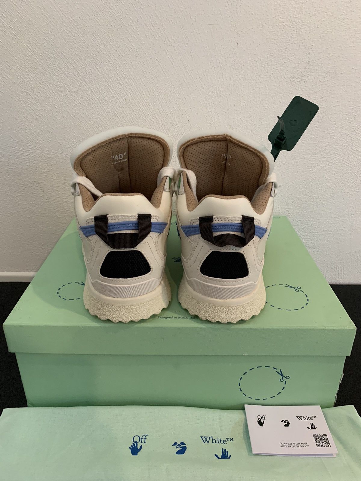Off-White Off-White MidTop Sponge SNKRS Pristine Size US 7 / EU 40 - 14 Thumbnail