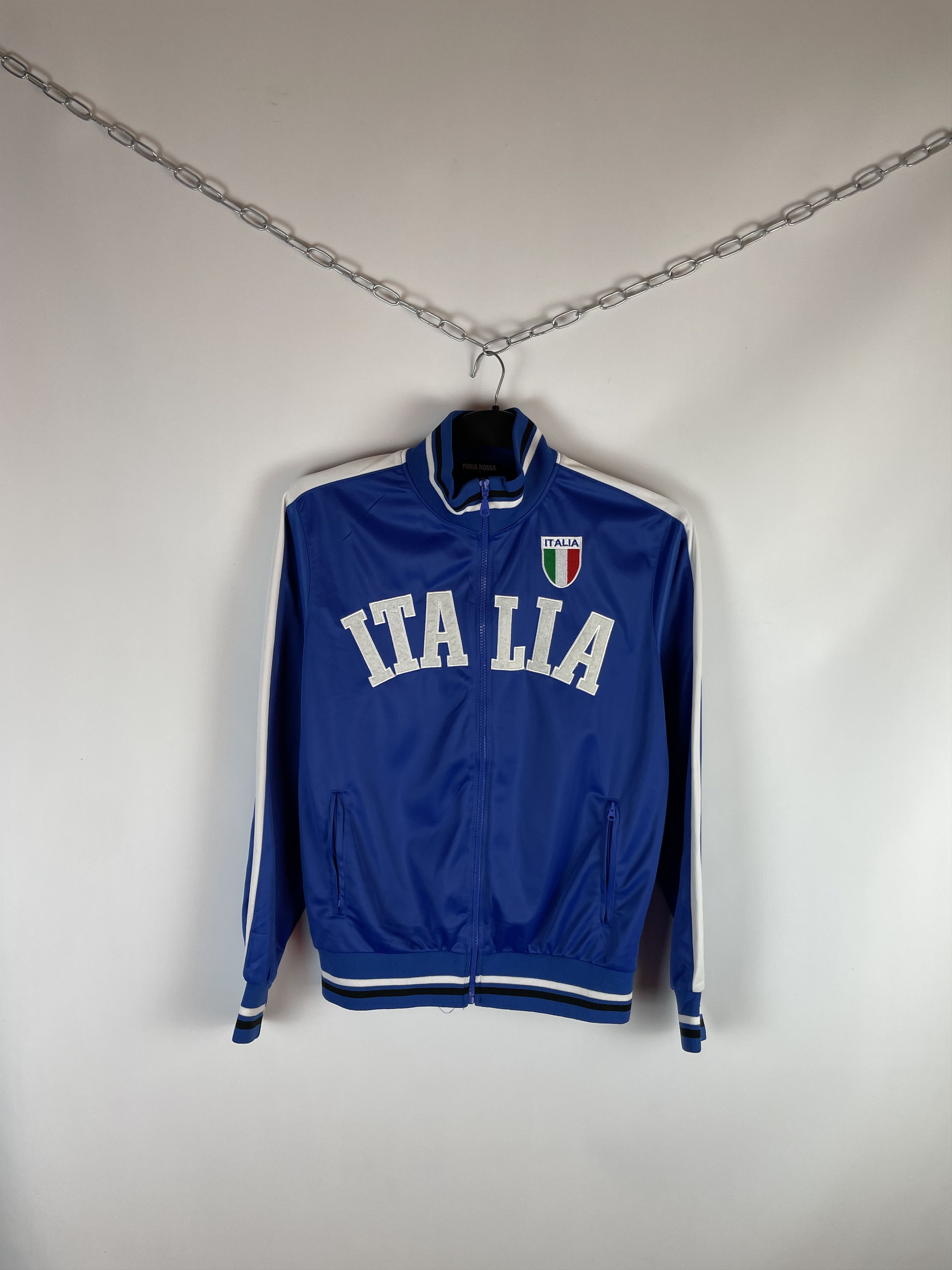 Japanese Brand Vintage italy Zip Sweatshirt Track Jacket Italia 00s Y2K Size US XL / EU 56 / 4 - 1 Thumbnail