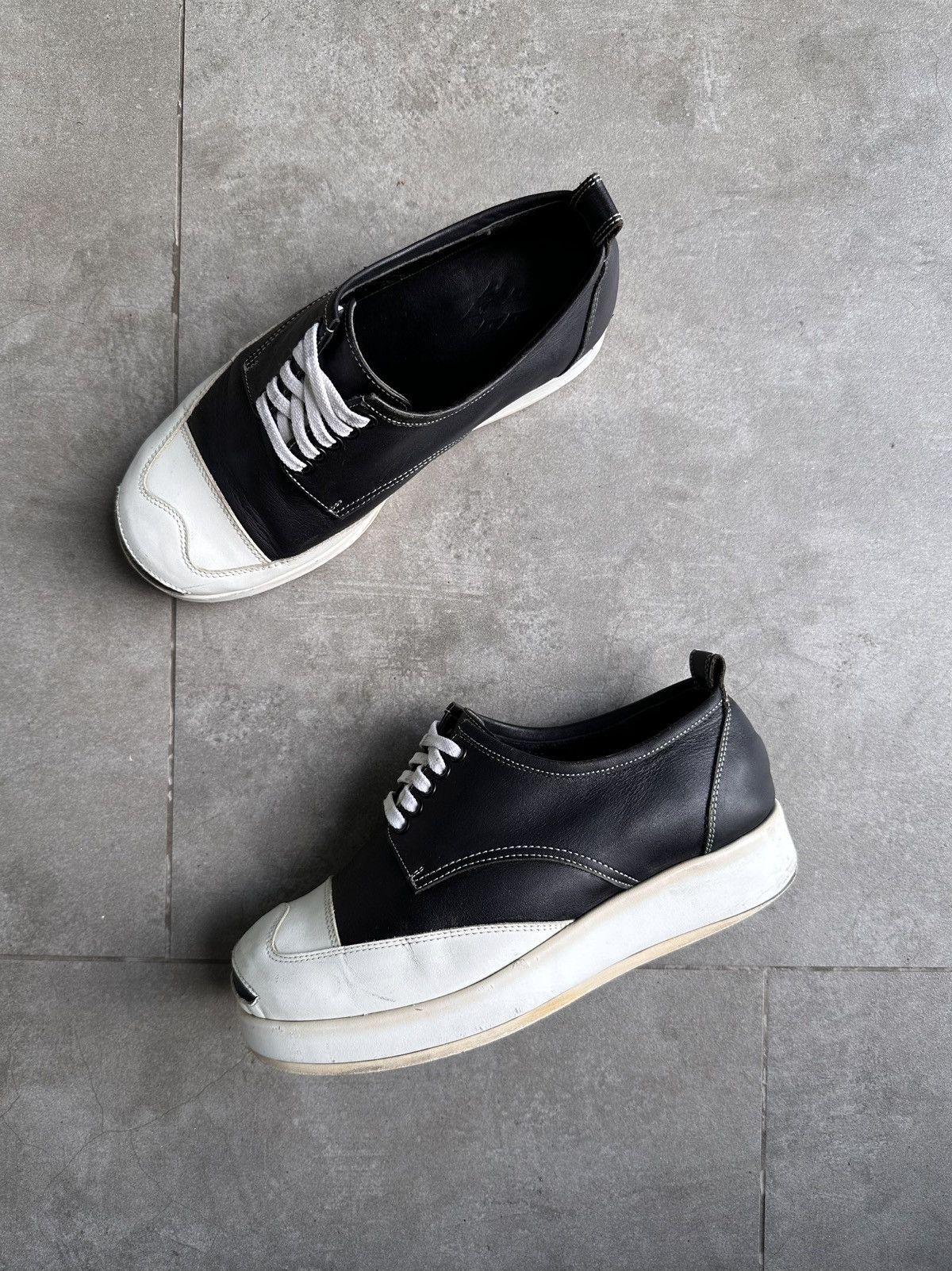 Other DAVID STONE LOW TOP RICK OWENS ALIKE BOOTS Size US 7.5 / EU 40-41 - 5 Thumbnail