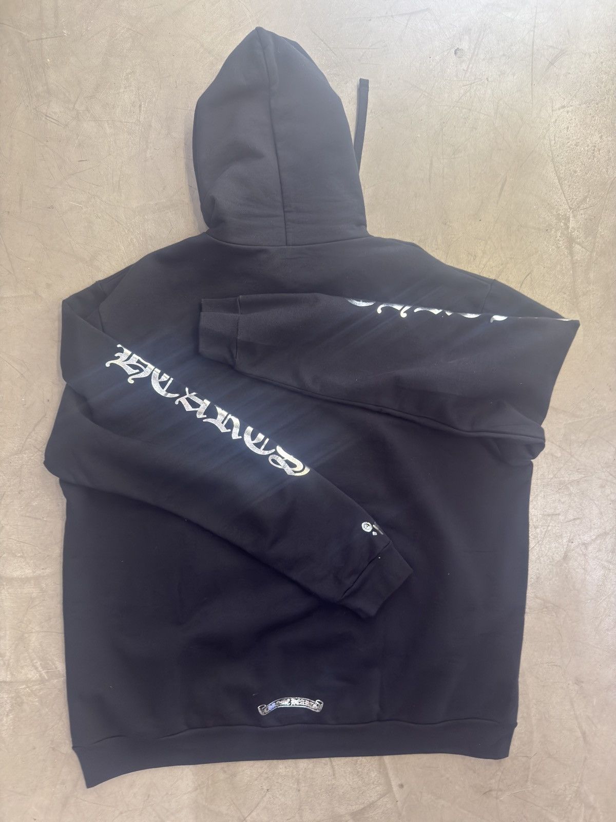 Chrome Hearts Chrome Hearts Foil Reflective Silver Vertical Logo Hoodie Size US XL / EU 56 / 4 - 6 Thumbnail