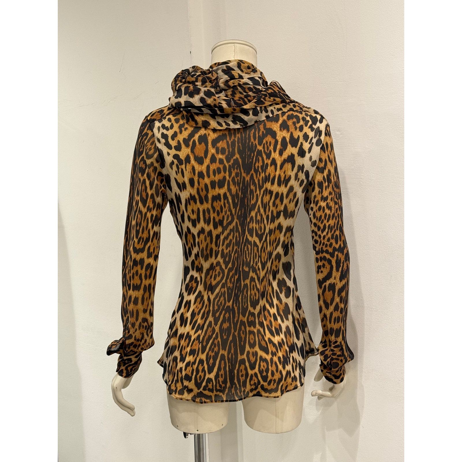 Dior 2004 Christian Dior by John Galliano leopard print shirt Size M / US 6-8 / IT 42-44 - 6 Thumbnail