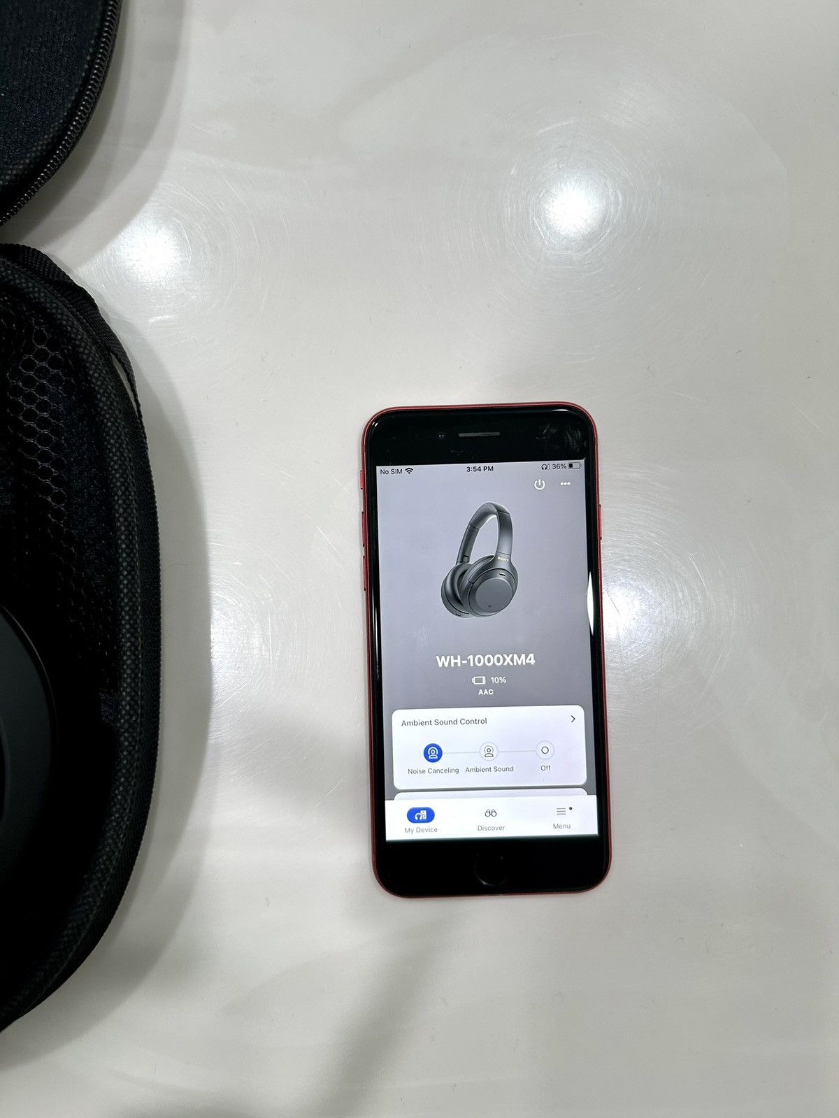 Sony Sony WH1000XM4 Wireless Headphones With a Carrying Case Size US S / EU 44-46 / 1 - 3 Thumbnail
