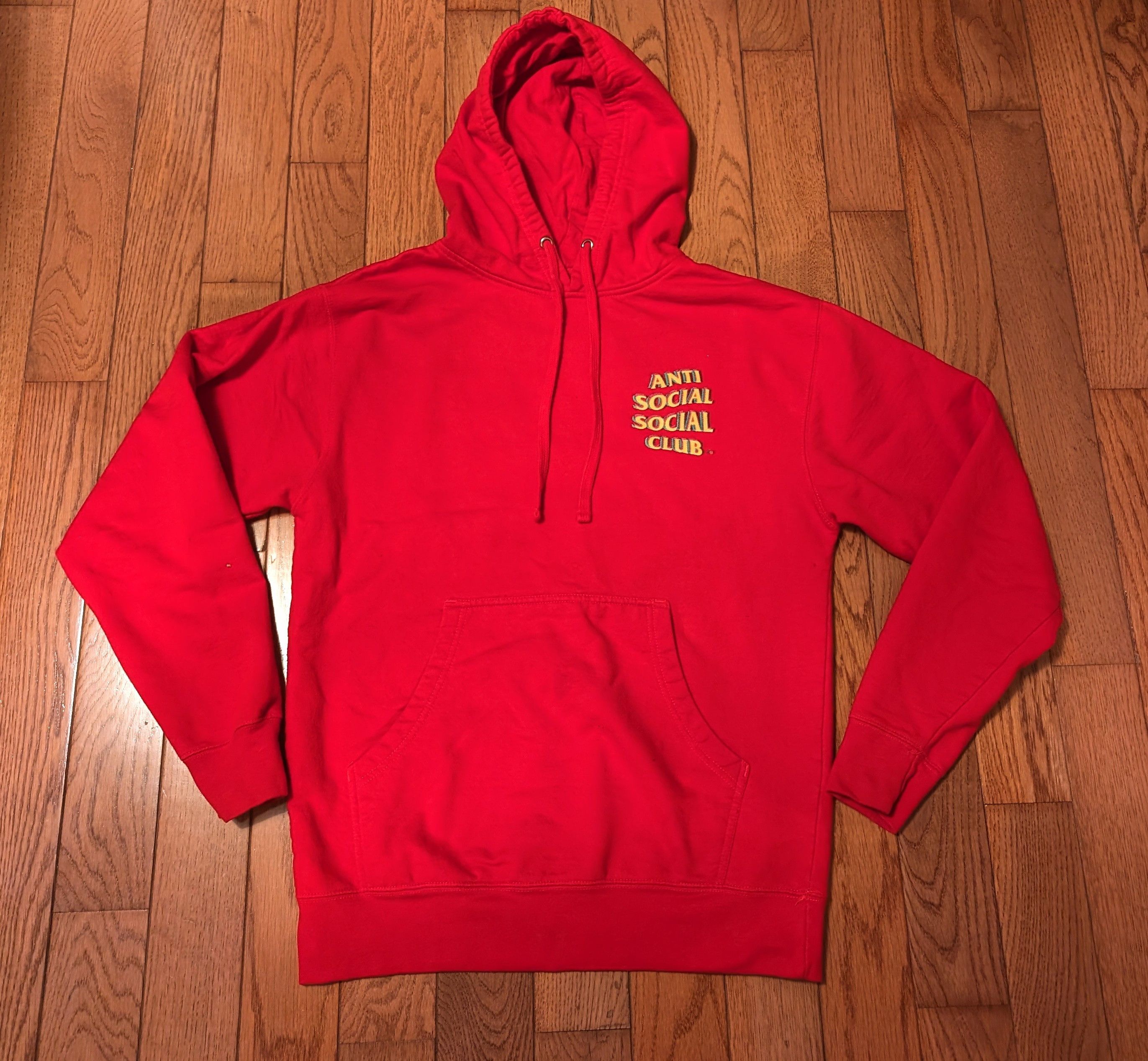 Anti social social club red hoodie online