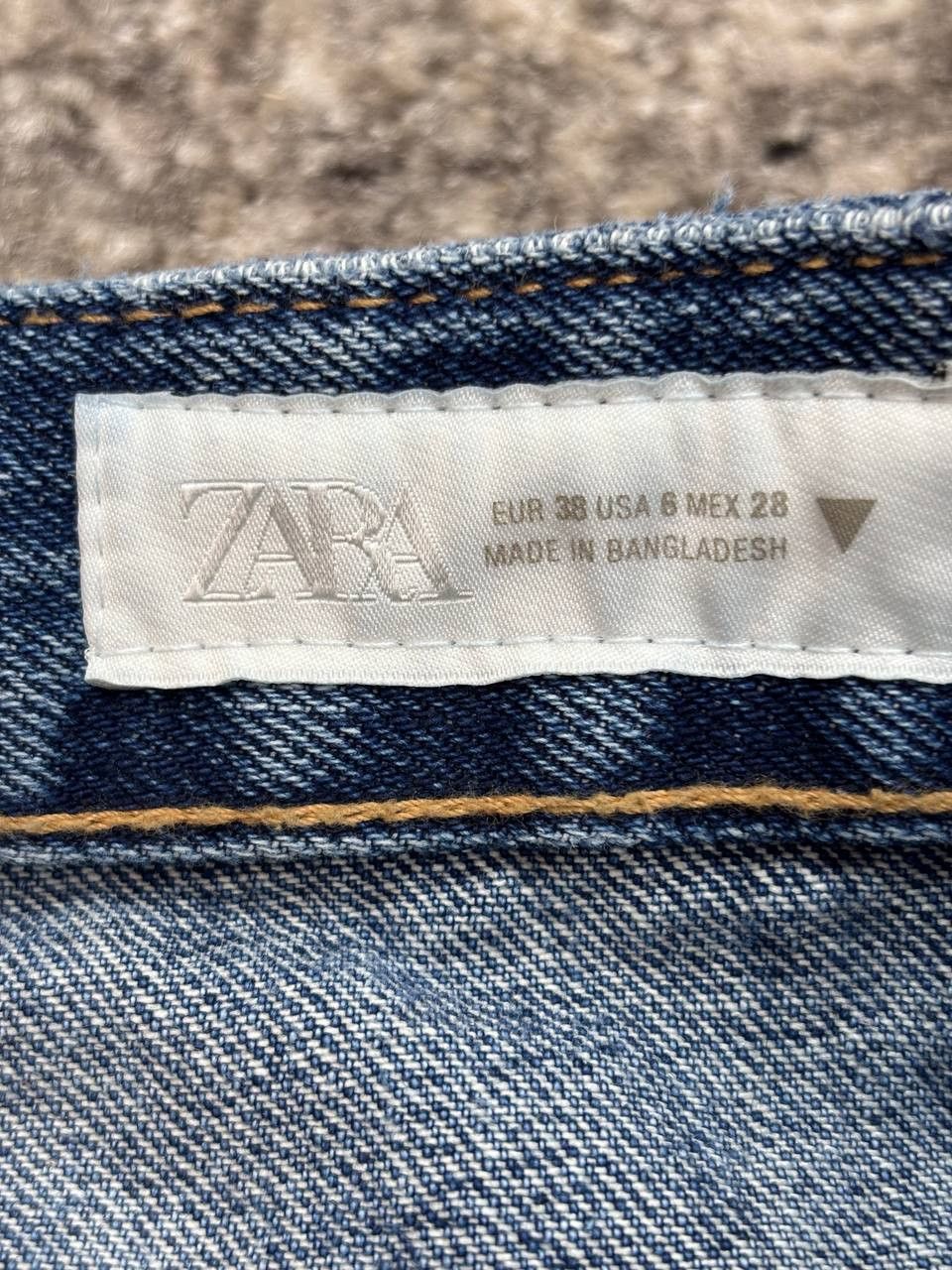 Zara Zara High-Rise Distressed Wide Leg Jeans US 6 / EUR 38 Size 28" / US 6 / IT 42 - 10 Thumbnail
