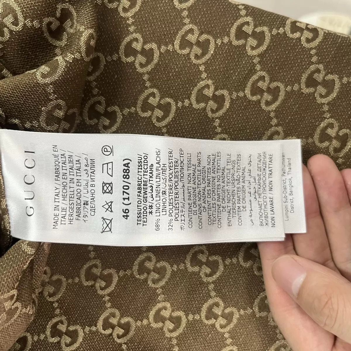 Gucci Gucci GG Monogram canvas short-sleeve jacket 46 Size US S / EU 44-46 / 1 - 7 Thumbnail