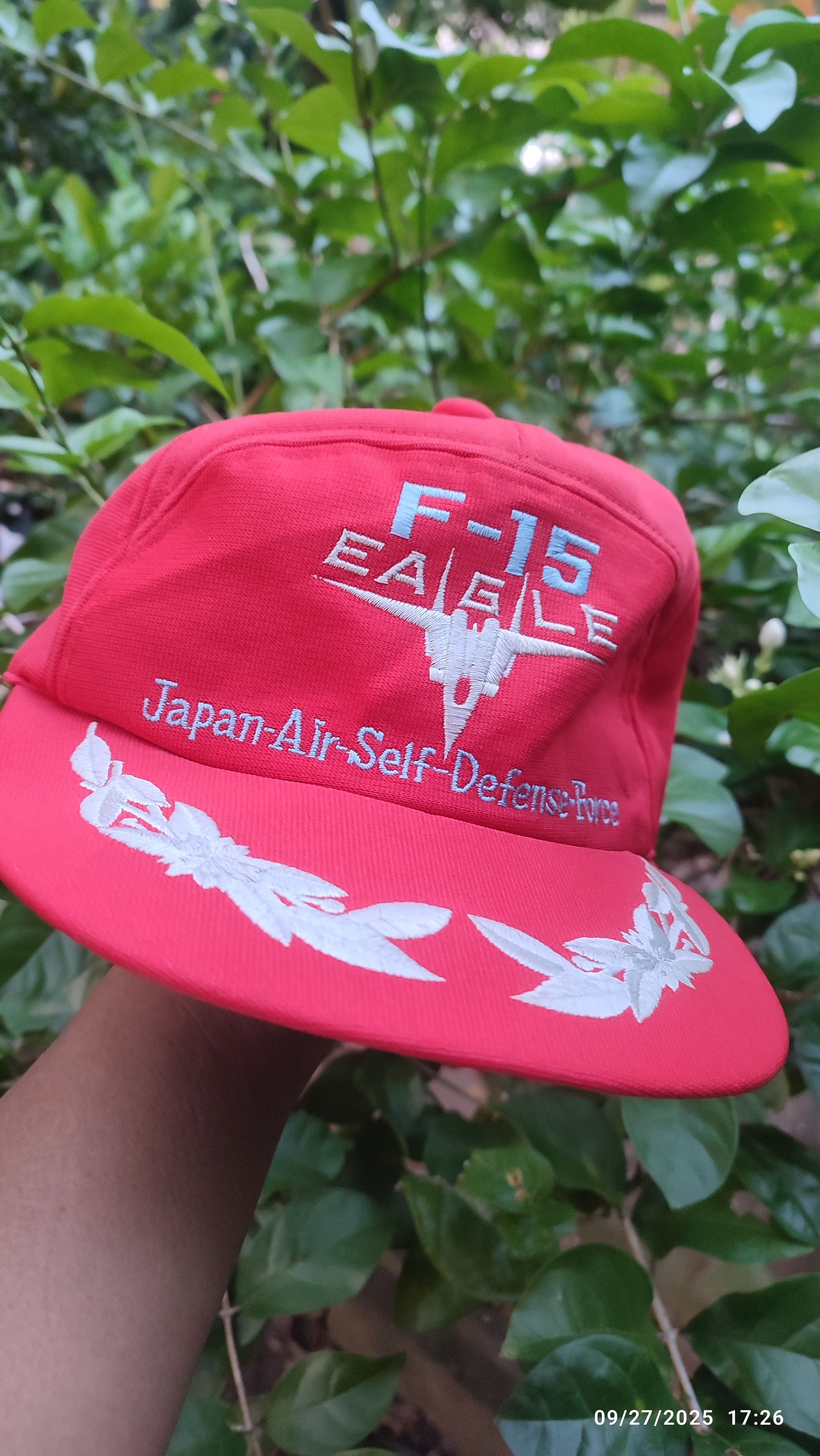 Japanese Brand F15 Eagle - Japanese Air Self Defense Force rare cap Size ONE SIZE - 2 Thumbnail