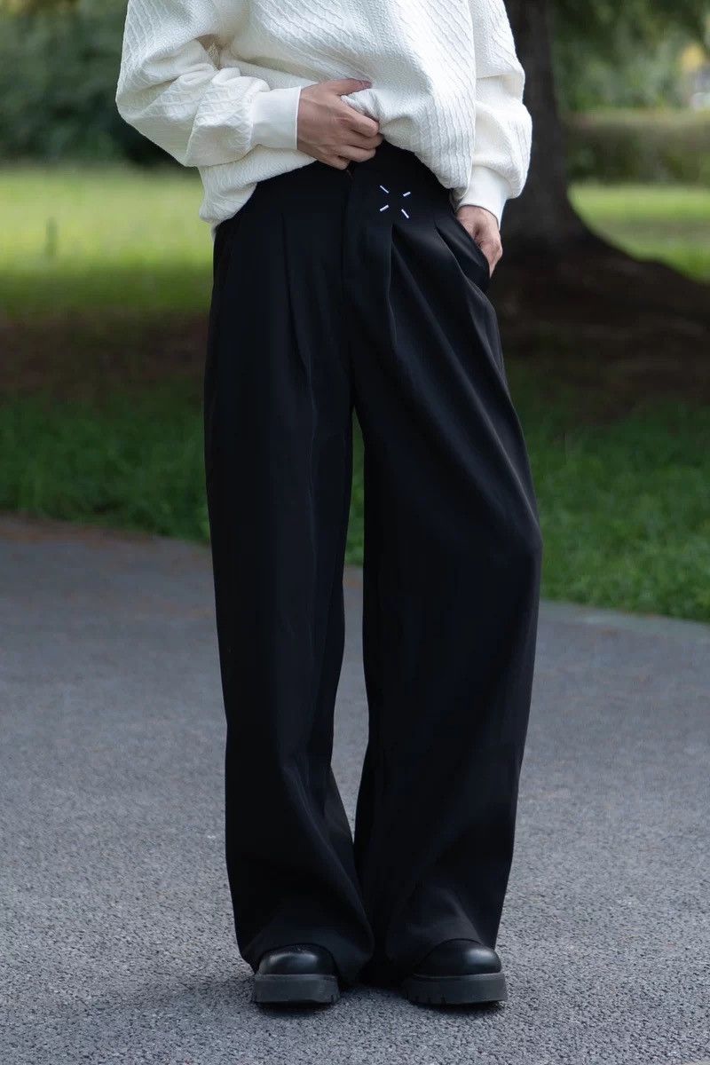 Designer × Japanese Brand Japanese black trousers Size 28" / US 6 / IT 42 - 3 Thumbnail