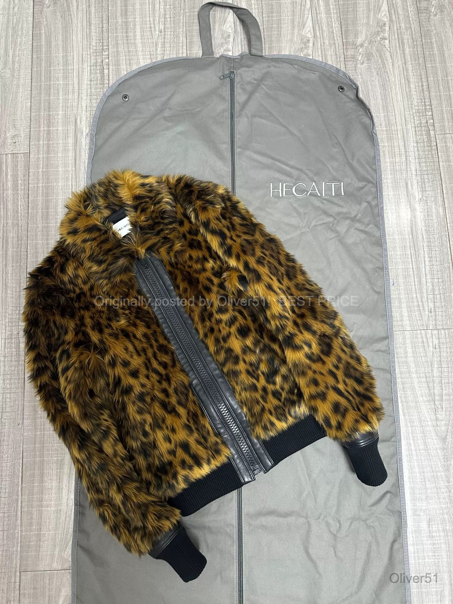 Other HECAITI Leopard Fur Jacket KKKK82/2609 | Grailed