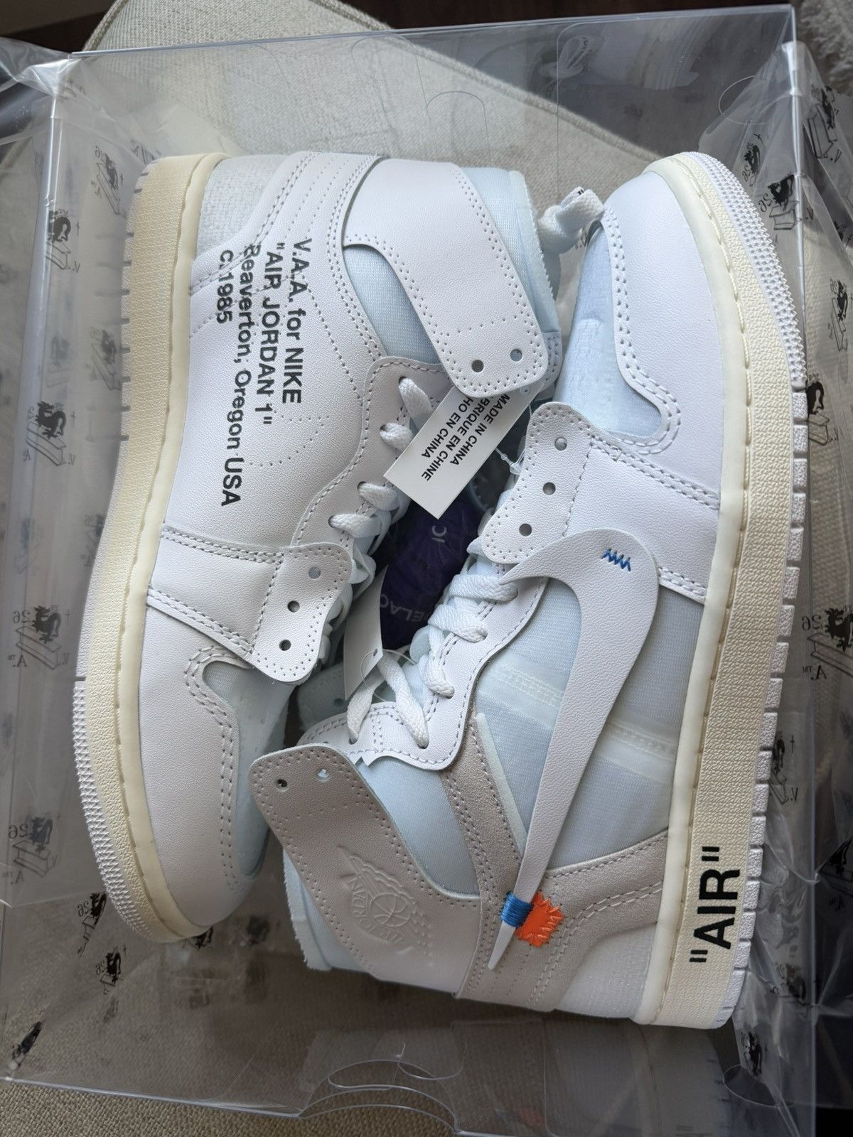 Nike × Off-White Air Jordan 1 High Virgil Abloh Archive “Alaska” Sz 10 DS Size US 10 / EU 43 - 20 Thumbnail