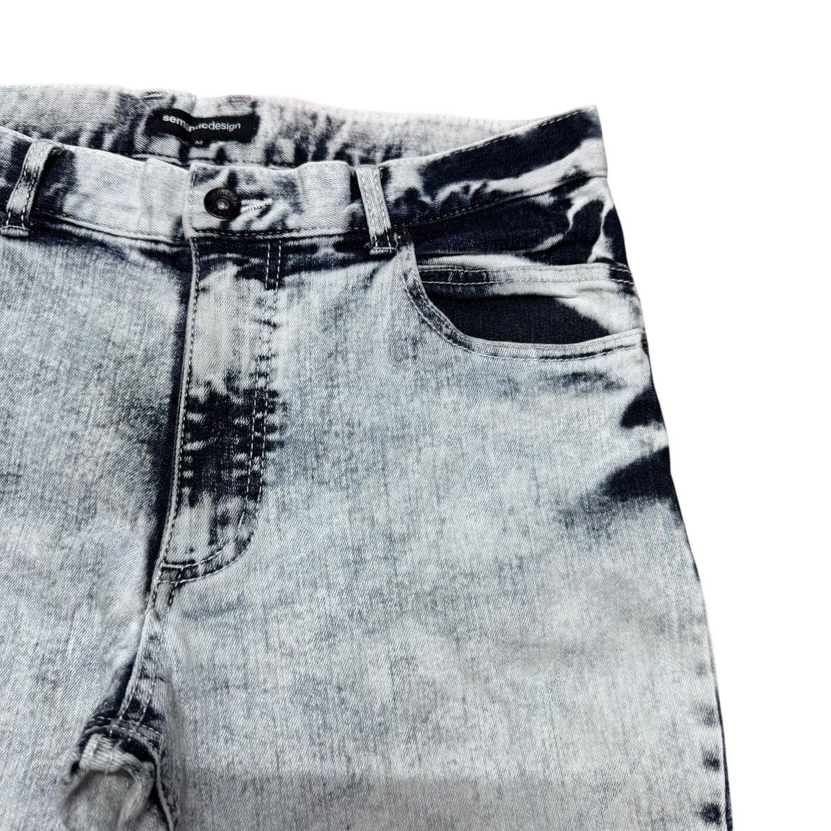 semanticdesign Semantic Design Acid Wash Denim Skinny Jeans Size US 30 / EU 46 - 5 Thumbnail